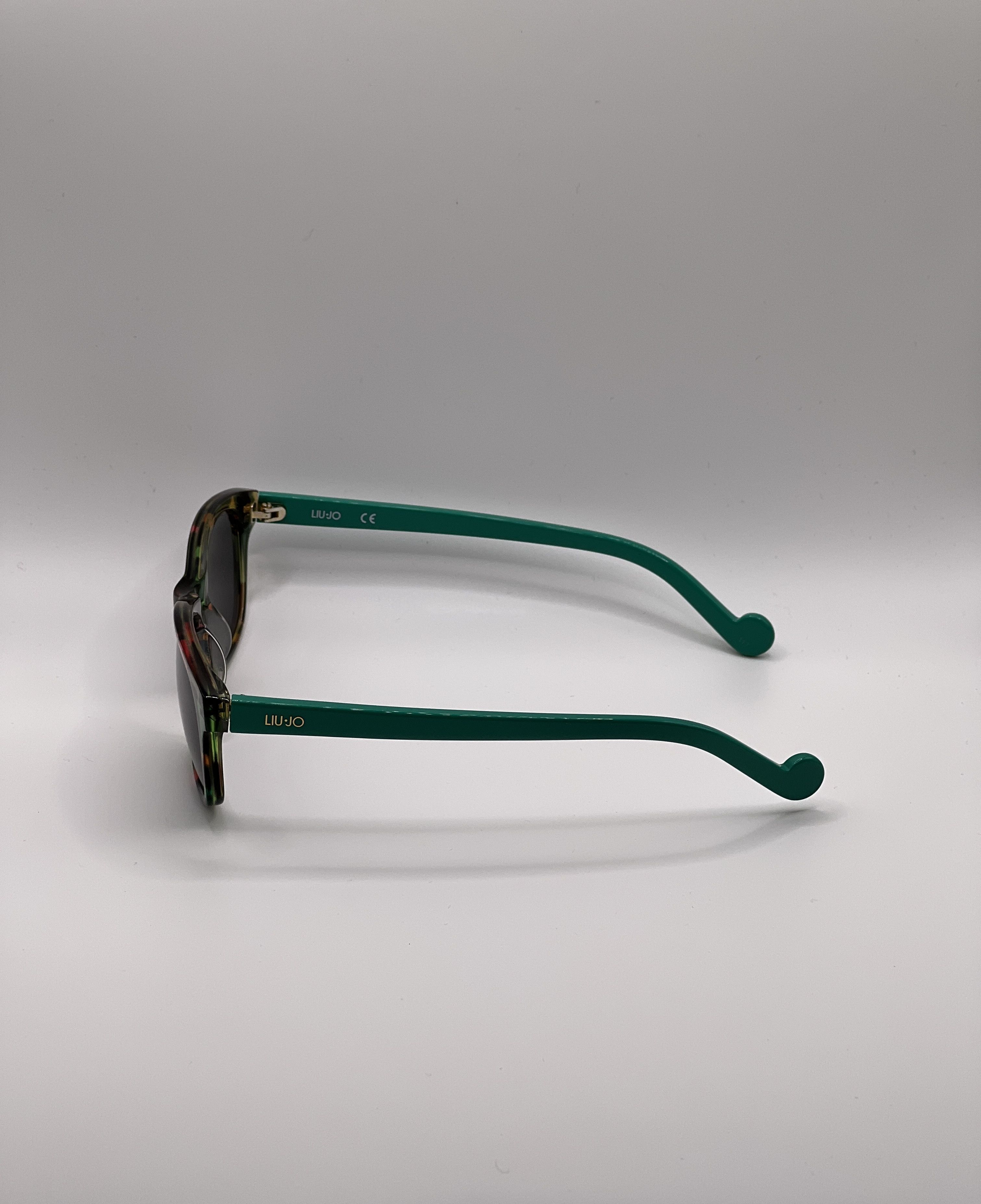 Liu Jo Liu Jo LJ3601S Green Marble Girl's Sunglasses Size ONE SIZE - 4 Thumbnail
