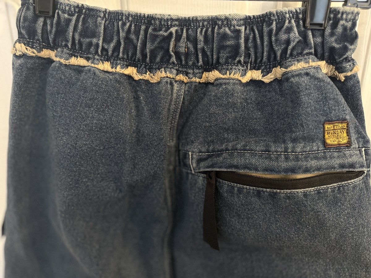 Kapital Kapital 12.5oz Denim East Coast Repair Man Track Pants Size US 30 / EU 46 - 4 Thumbnail