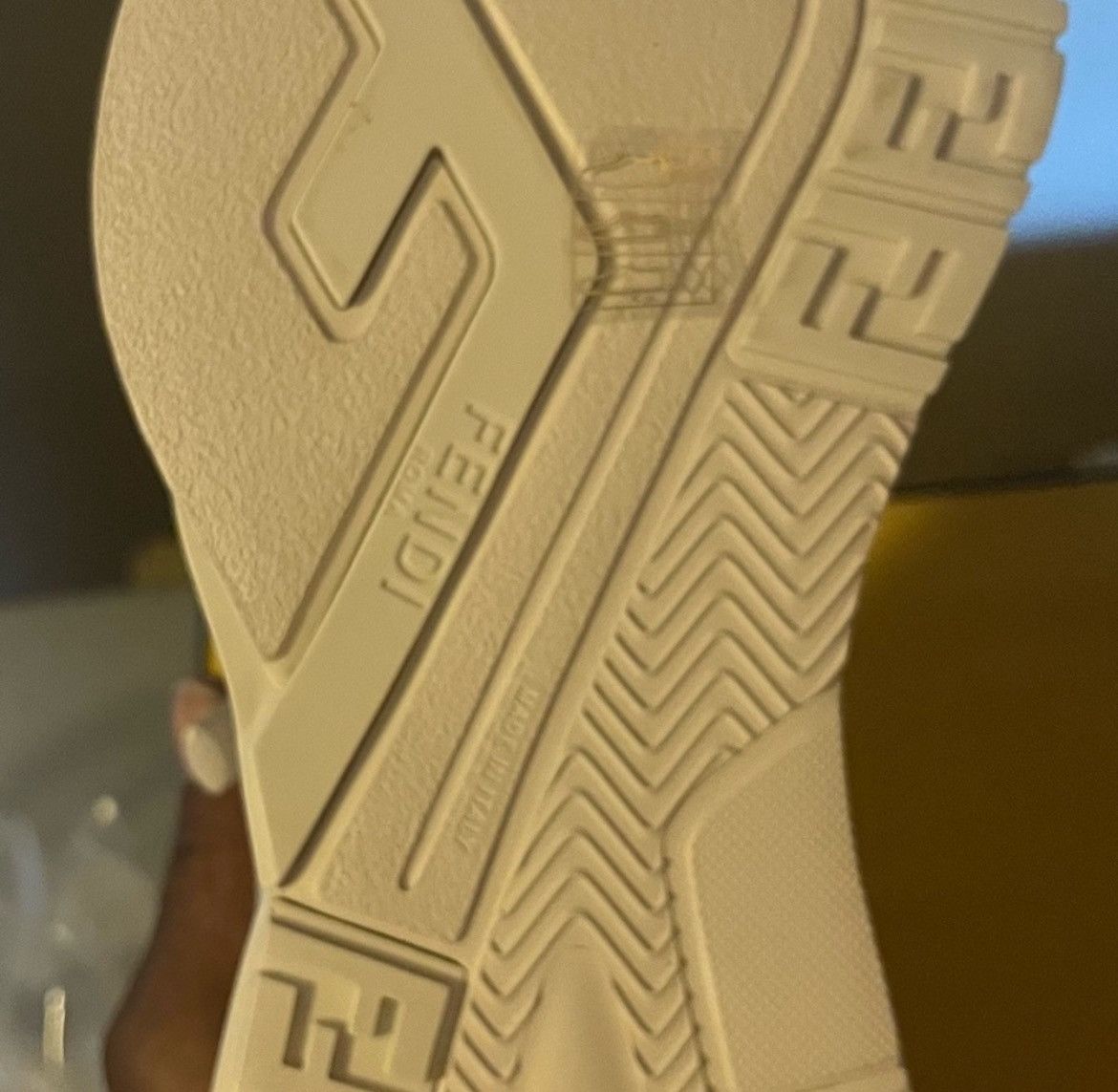 Fendi FENDI FLOW SNEAKER VITEL +TESS COTONE Size US 10 / EU 43 - 3 Thumbnail