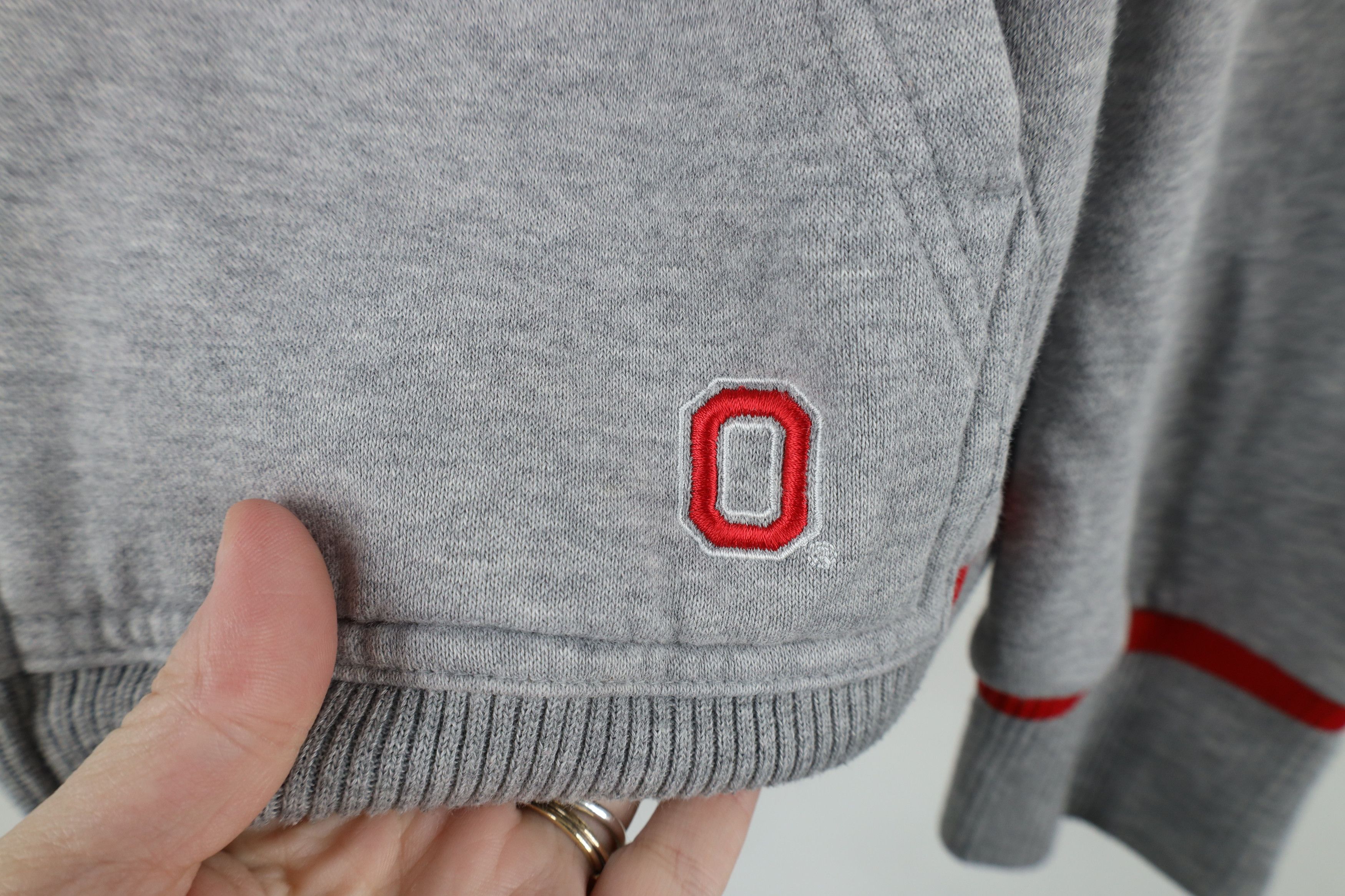 Nike × Vintage Vintage Nike Scott Mini Swoosh Ohio State University Hoodie Size XL / US 12-14 / IT 48-50 - 4 Thumbnail