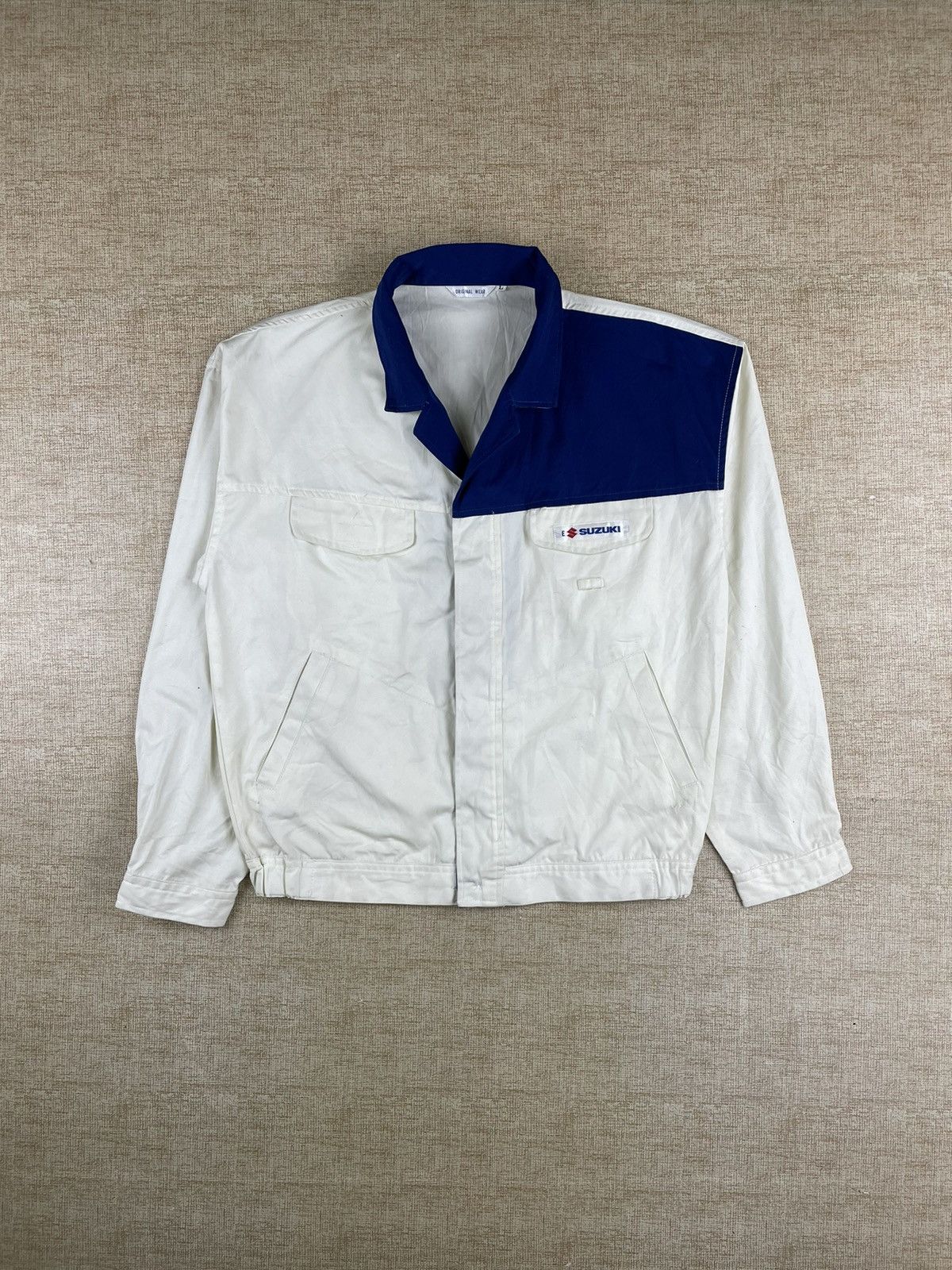 Vintage Vintage SUZUKI Japanese Racing Moto Workwear Jacket Size US M / EU 48-50 / 2 - 1 Thumbnail