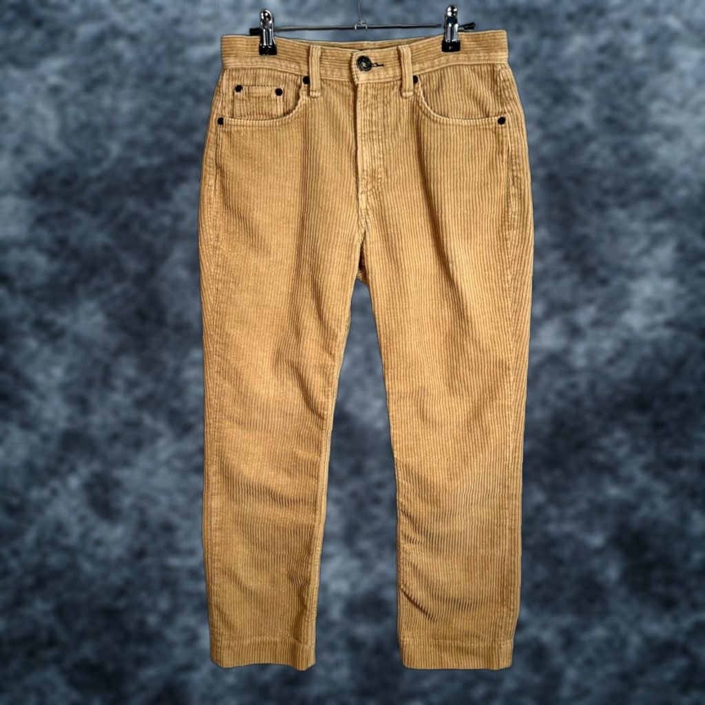 VINTAGE Rag & Bone Womens Corduroy Pants Slim Leg Khaki 26 Inseam 24
