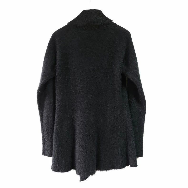 Issey Miyake issey miyake Black cashmere knitted coat Size US M / EU 48-50 / 2 - 2 Thumbnail