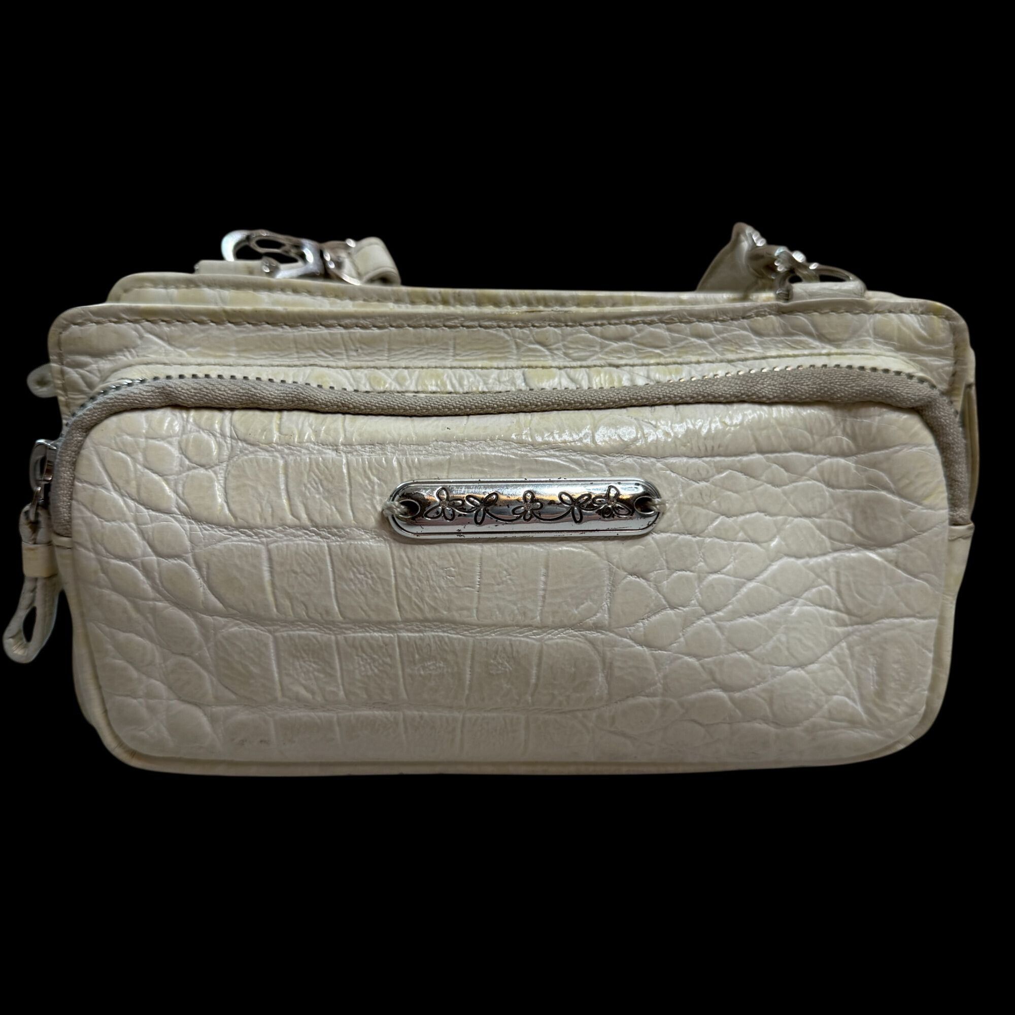 Brighton Brighton CROCODILE Print Leather Wallet Crossbody Purse RARE Size ONE SIZE - 6 Thumbnail