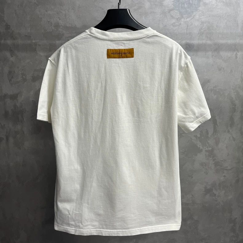 Louis Vuitton louis vuitton White Solid Letter Graffiti Embroidered Short Size US M / EU 48-50 / 2 - 5 Thumbnail