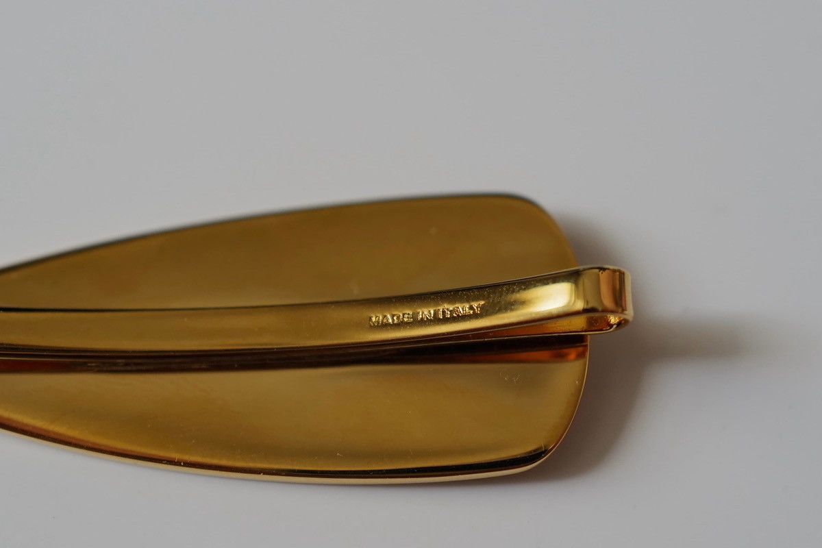 Miu Miu MIU MIU Enameled Metal Hair Clip RED Size ONE SIZE - 2 Thumbnail