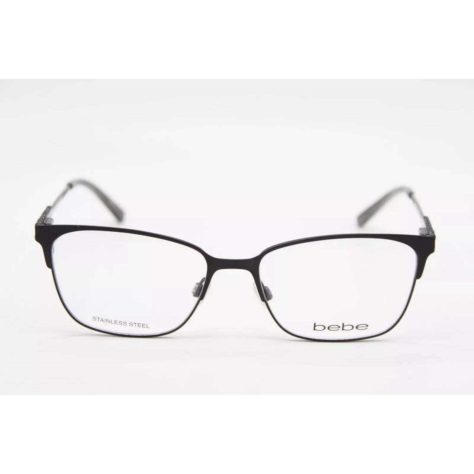 Bebe BEBE BB5155 001 JET MATTE BLACK SWAROVSKI FRAMES EYEGLASSES Size ONE SIZE - 2 Thumbnail