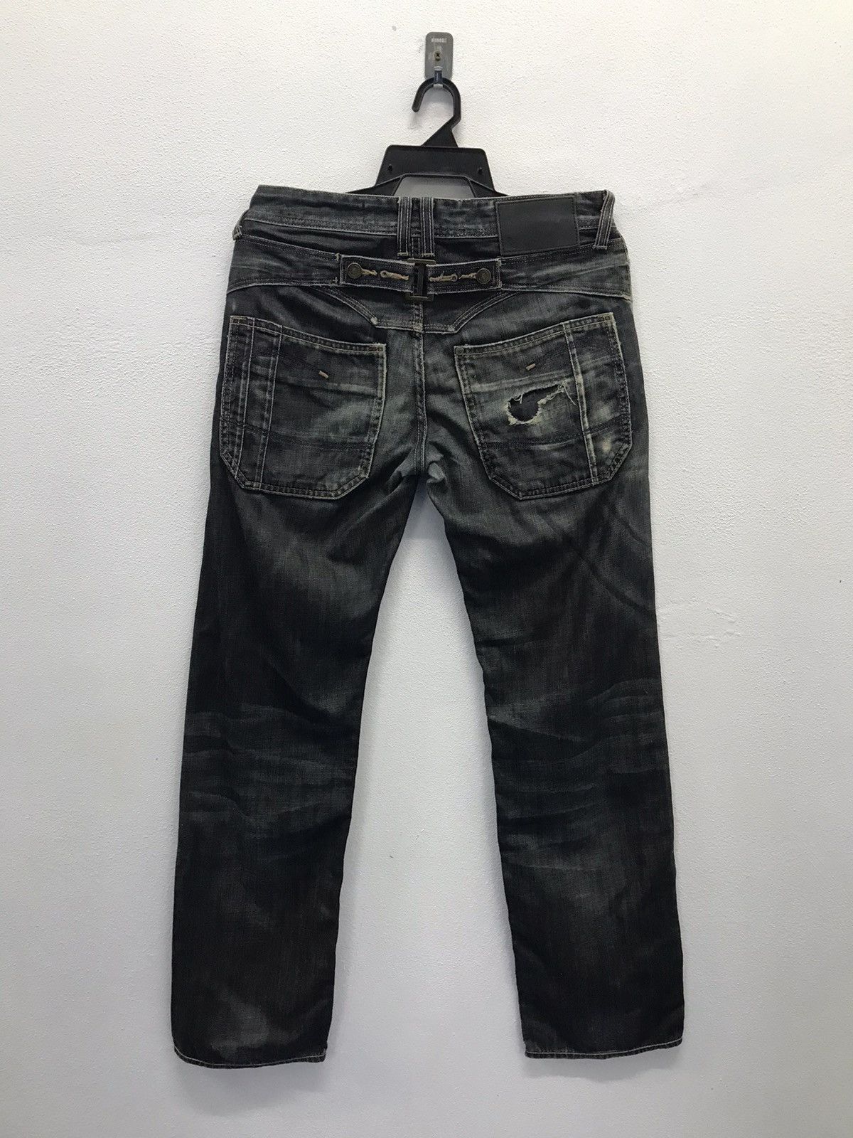 H&M × Vintage H&M FIT Bragg Denim Pants Size US 32 / EU 48 - 2 Thumbnail