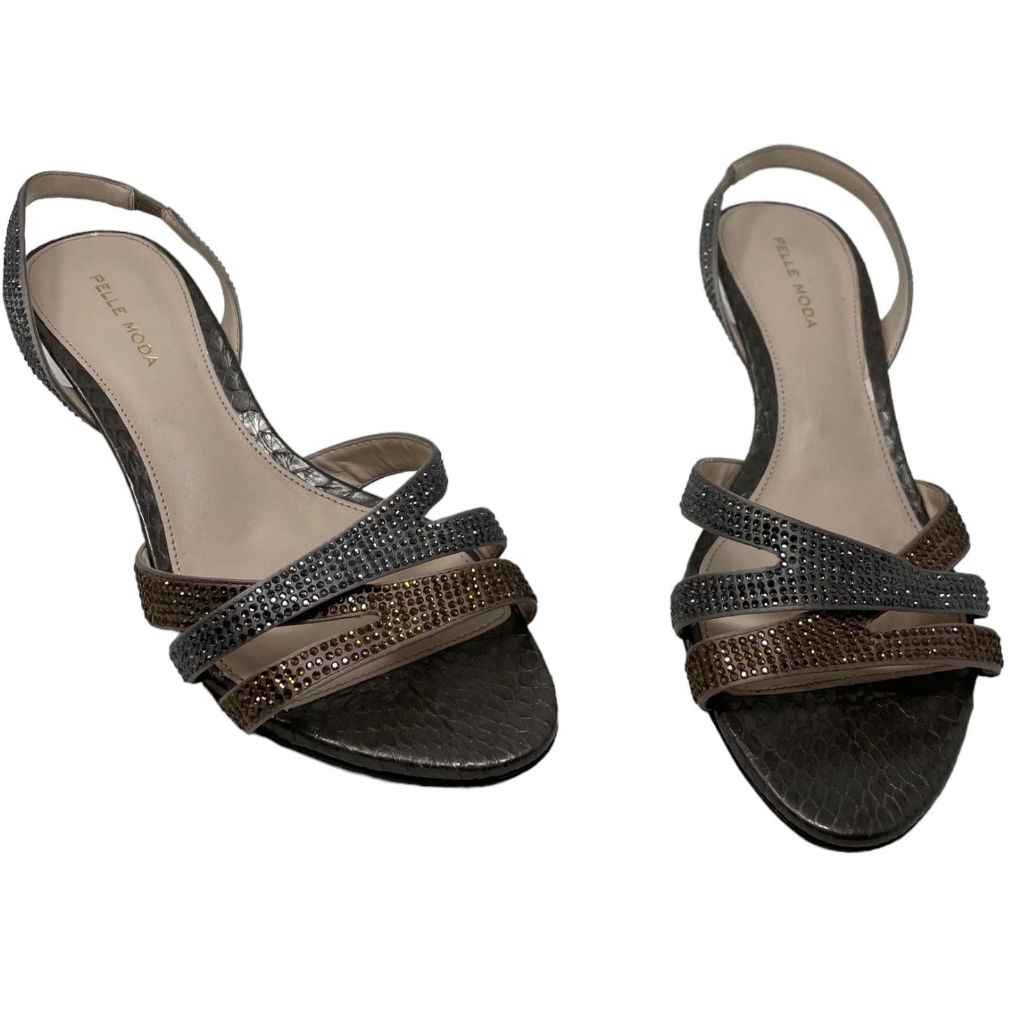 Pelle Moda Pelle Moda rhinestones slingback sandals heels size 8.5 Size US 8.5 / IT 38.5 - 3 Thumbnail