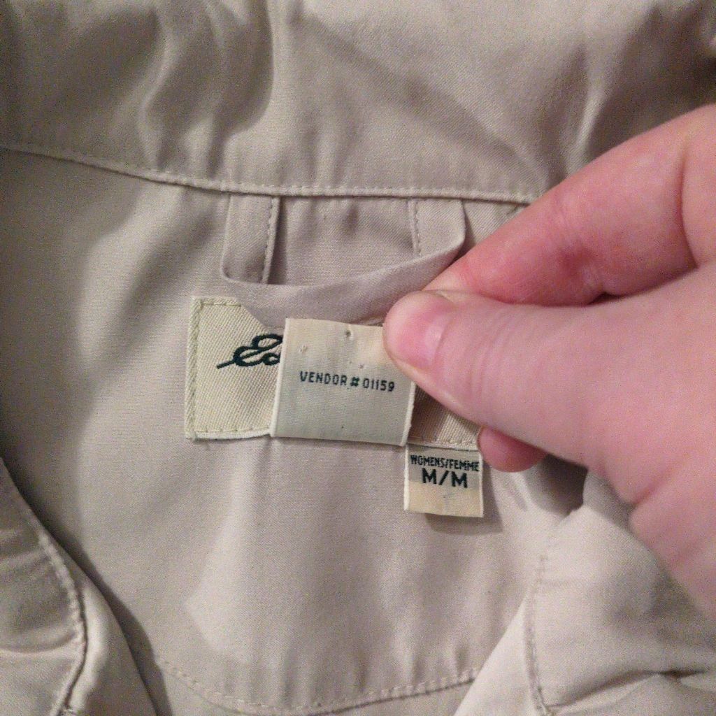 Eddie Bauer Women's Eddie Bauer Golf Beige Quarter-Zip Jacket M Size M / US 6-8 / IT 42-44 - 4 Thumbnail