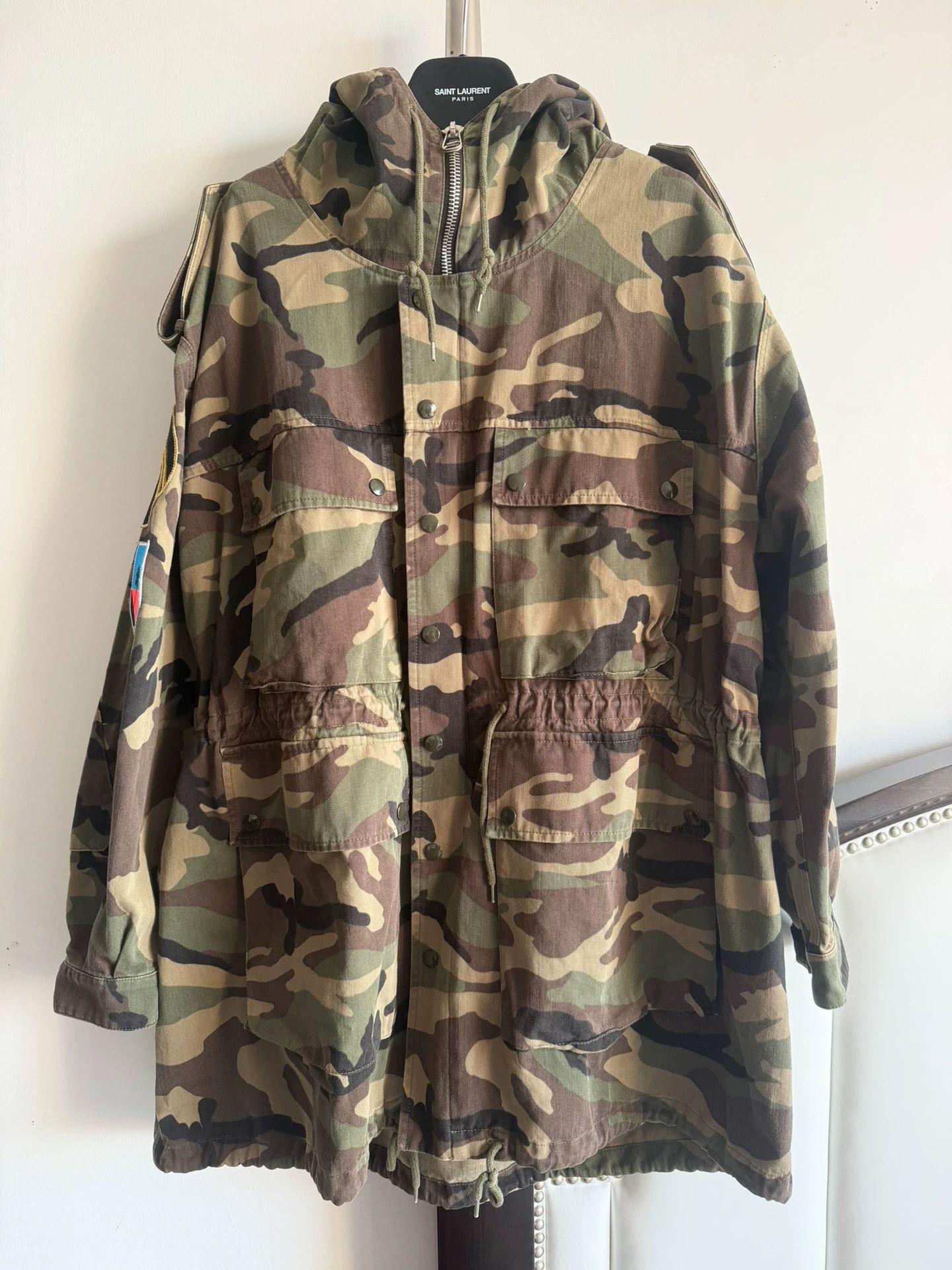 Saint Laurent Paris 2016 Spring/Summer Parka Jacket