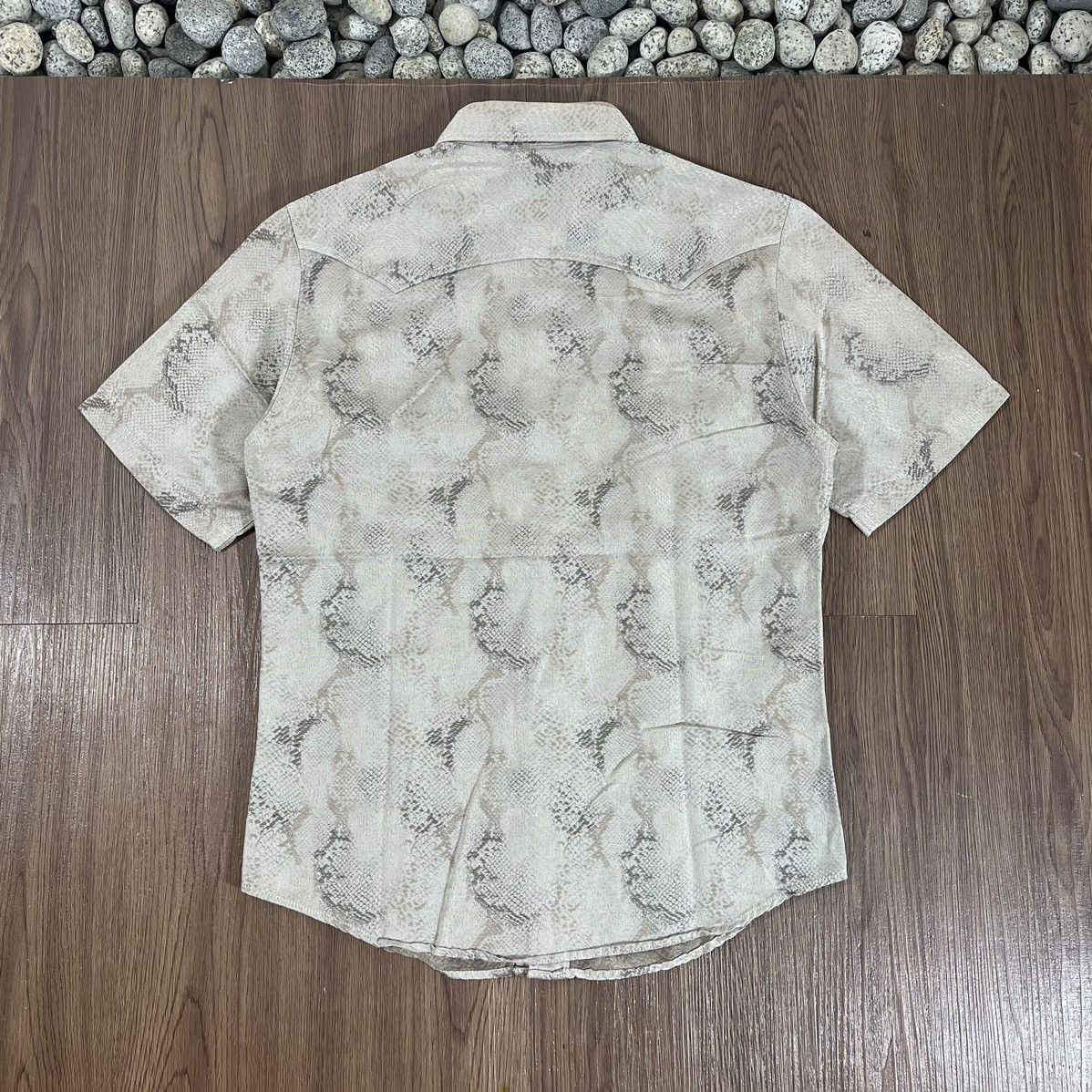 Tornado Mart Tornado Mart Snakeskin Western Shirt – Rare Japan Rock Y2K Size US S / EU 44-46 / 1 - 2 Thumbnail
