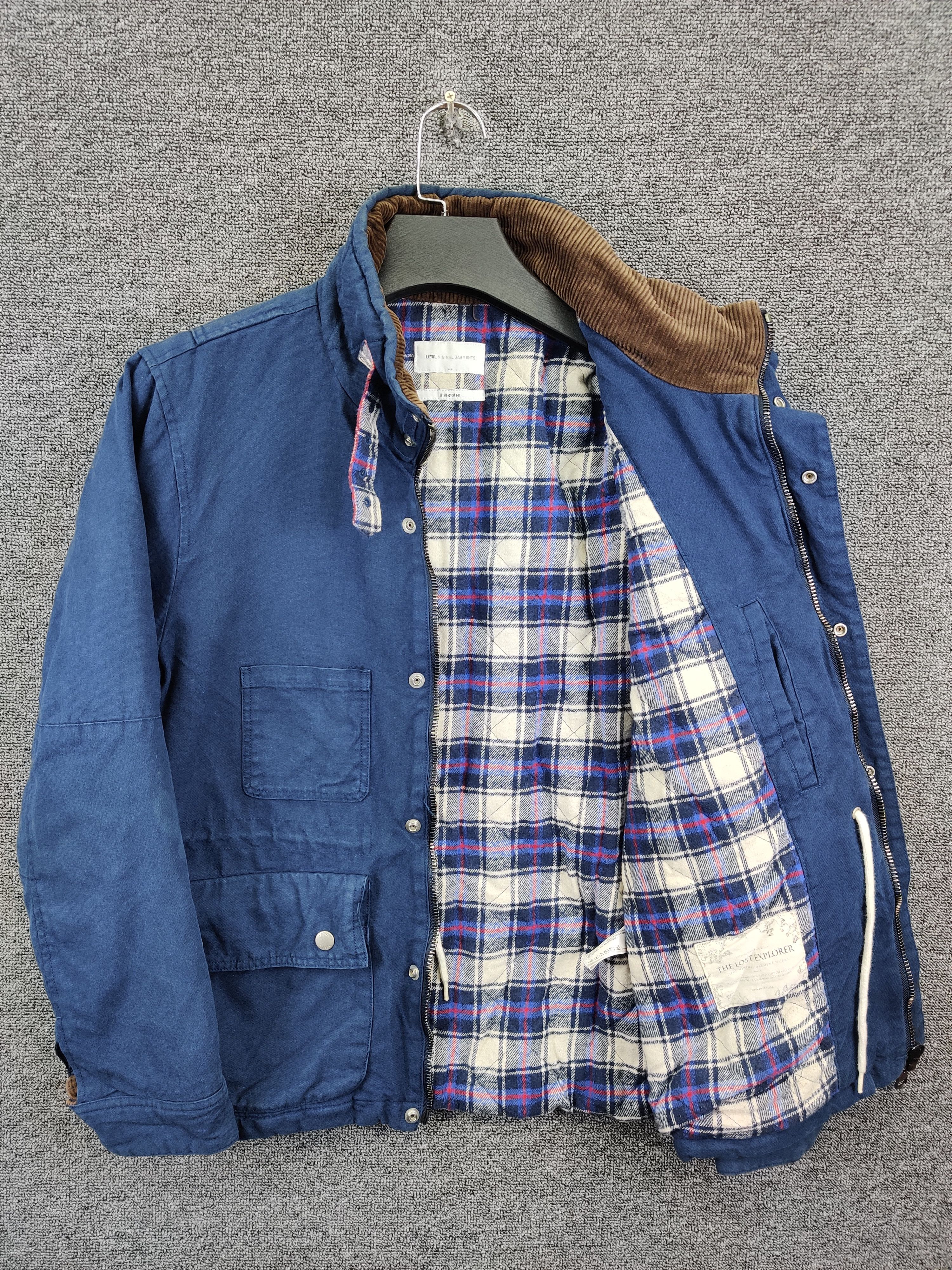 LIFUL MINIMAL GARMENTS Vintage LIFUL MINIMAL GARMENTS Lined Plaid Field Jacket Size US M / EU 48-50 / 2 - 5 Thumbnail