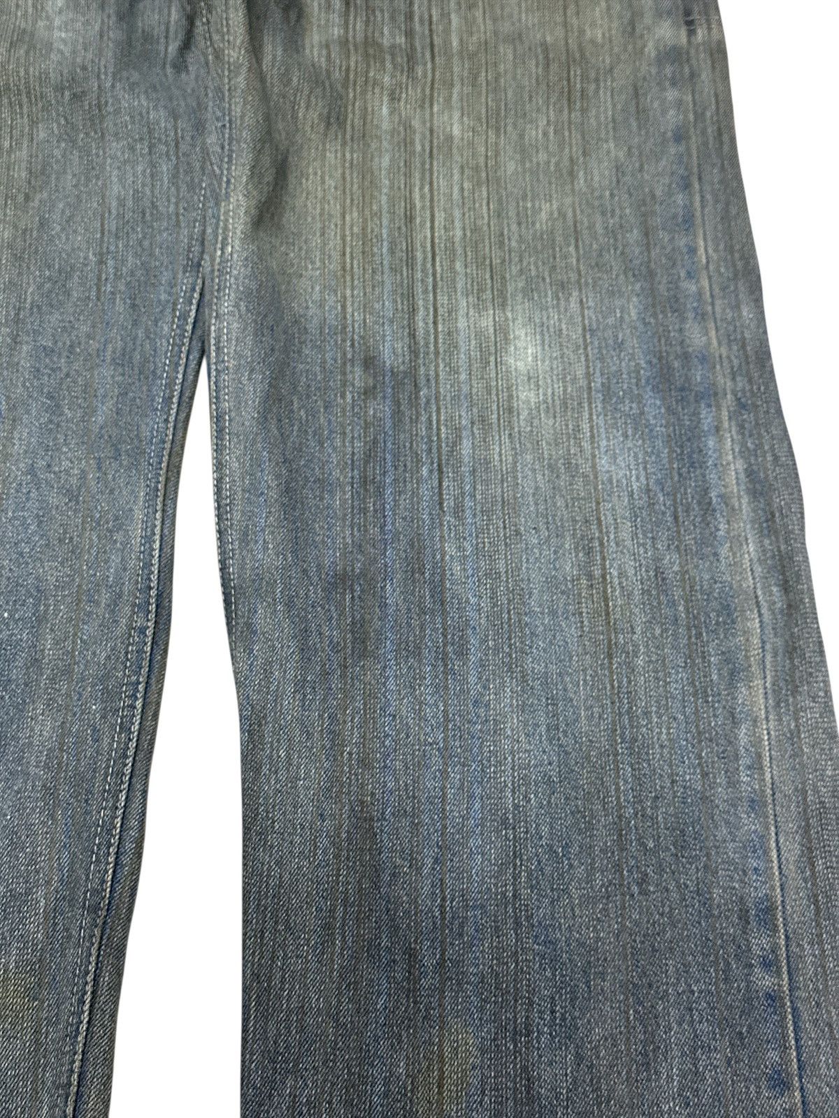 Kapital Blue Stripe Indigo Multipocket Baggy Denim Flip The scrips. Size US 36 / EU 52 - 4 Thumbnail