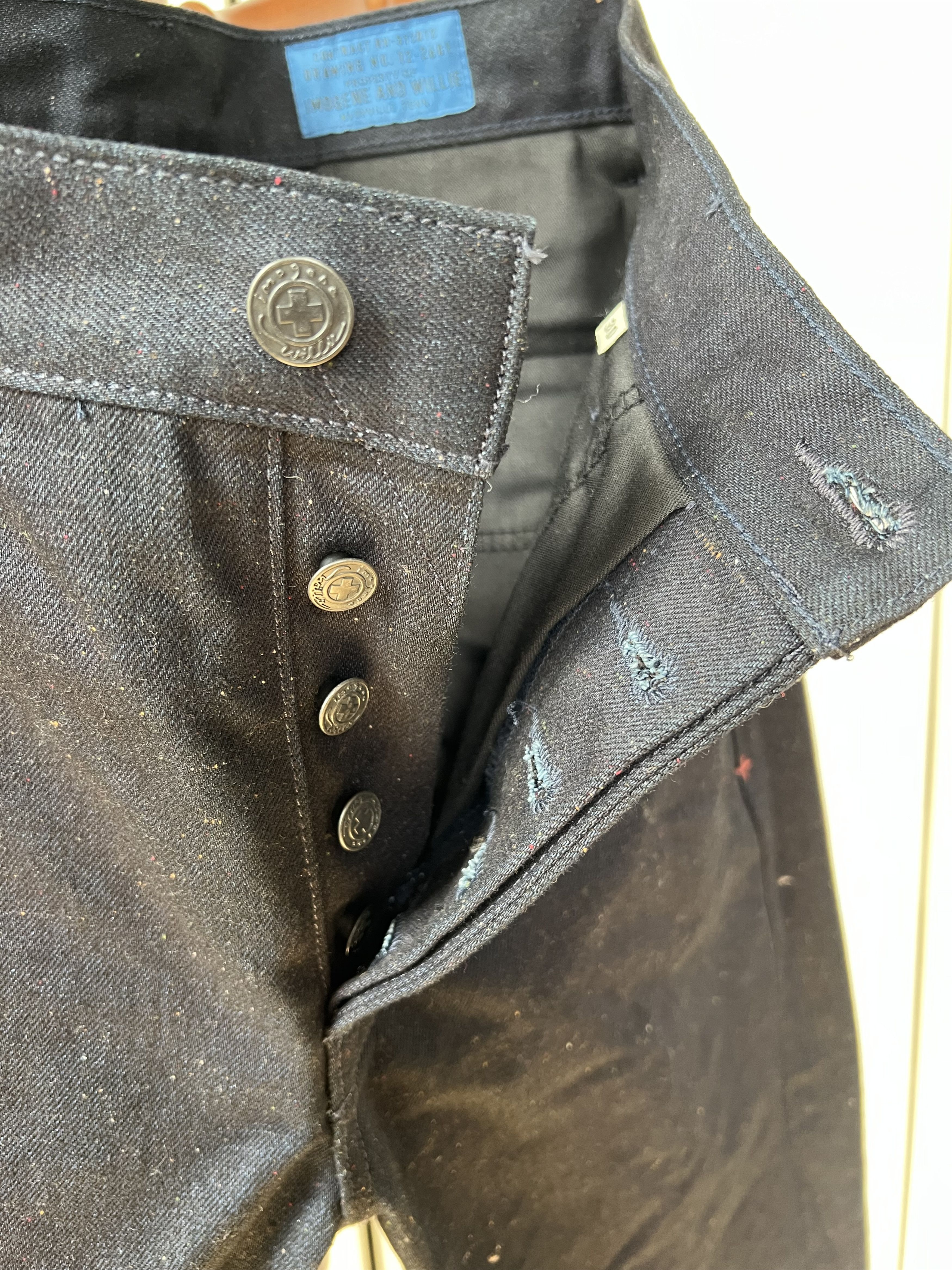 Imogene + Willie Oscar Black Indigo Nep Trouser Size 30" / US 8 / IT 44 - 3 Thumbnail