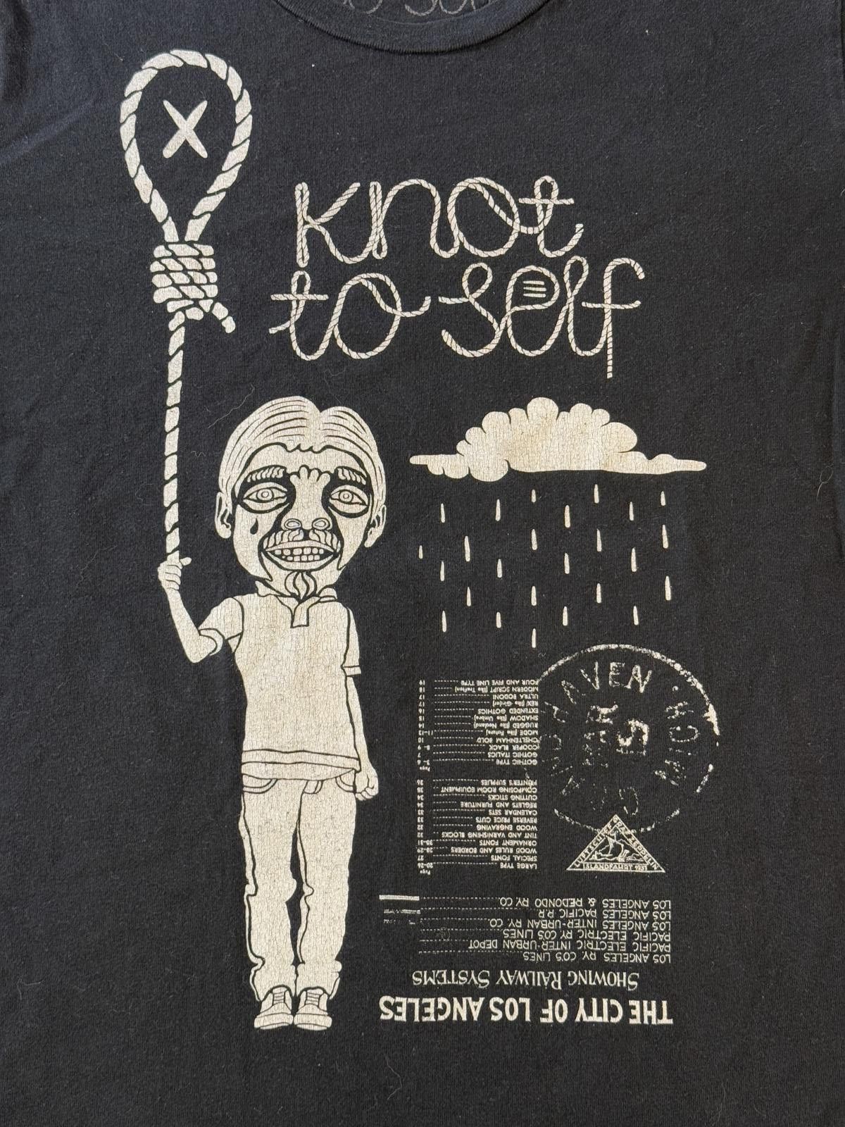 Designer Knot to Self LA Artist T-shirt - Hangman's Noose Balloon - M Size US M / EU 48-50 / 2 - 4 Thumbnail