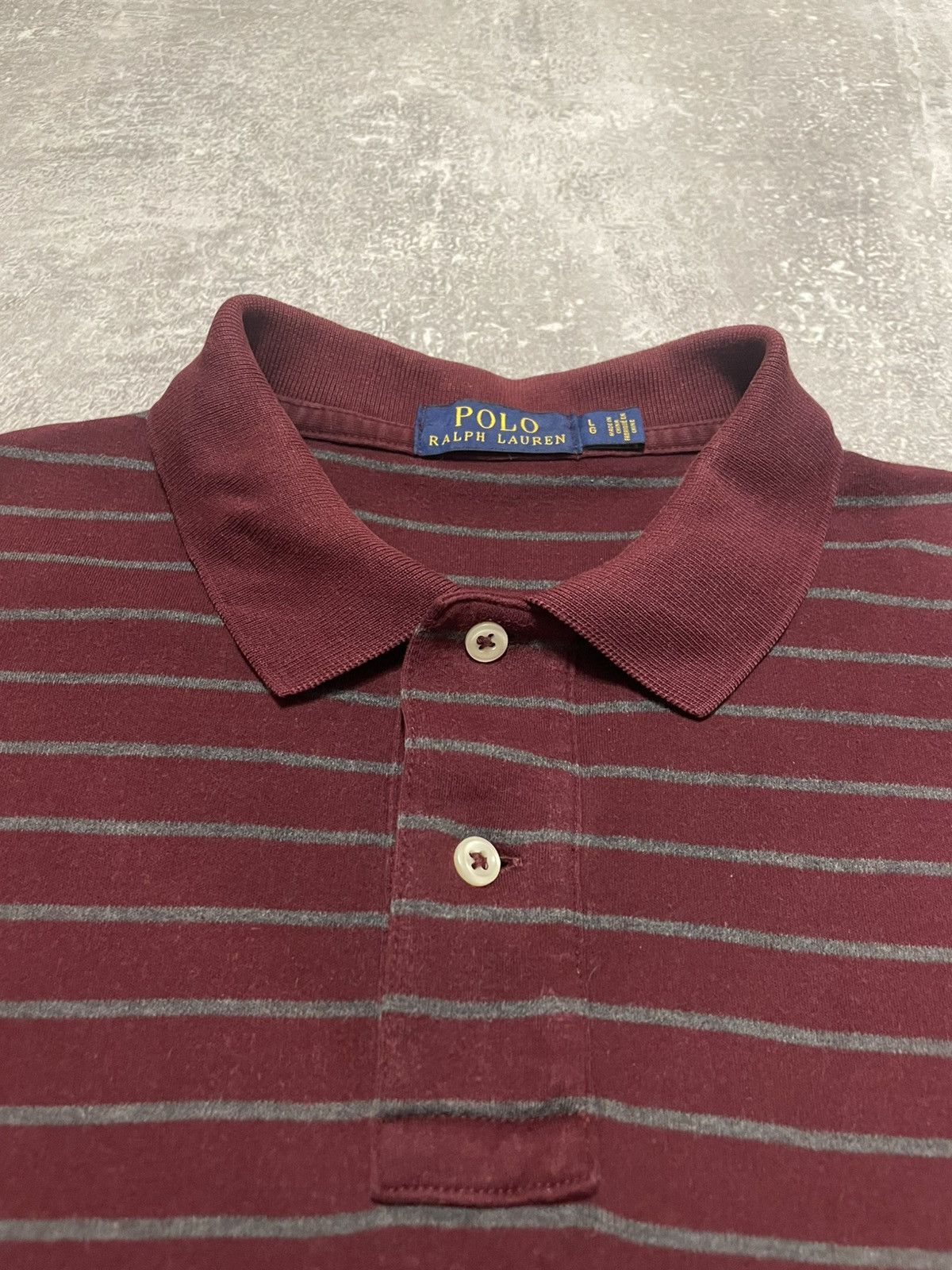 Polo Ralph Lauren Vintage Polo Ralph Lauren Striped Polo Shirt Y2K Size L Size US L / EU 52-54 / 3 - 7 Thumbnail