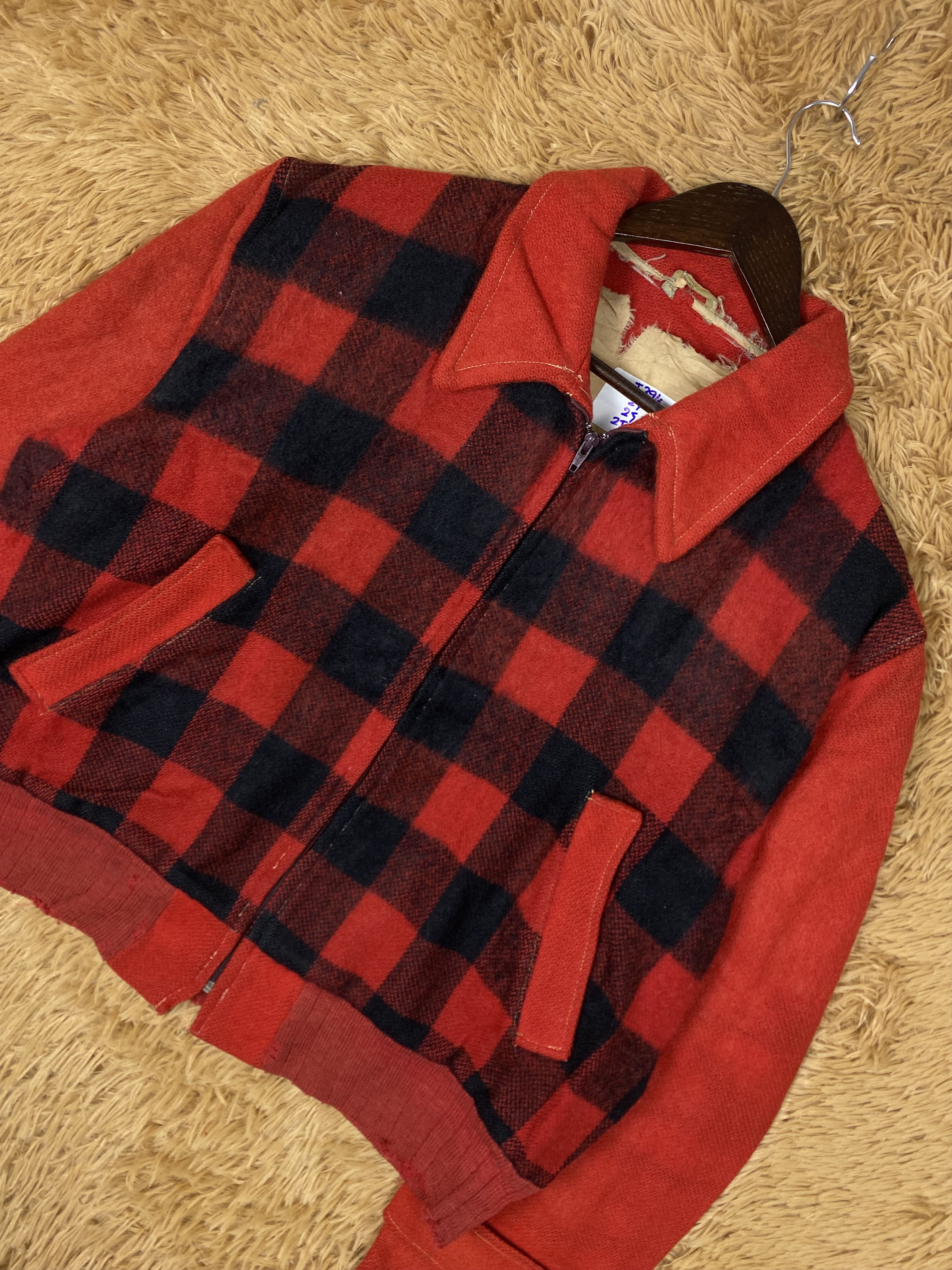 Japanese Brand Vintage Japanese Brand Wool Jacket DJ0394 Size US L / EU 52-54 / 3 - 2 Thumbnail