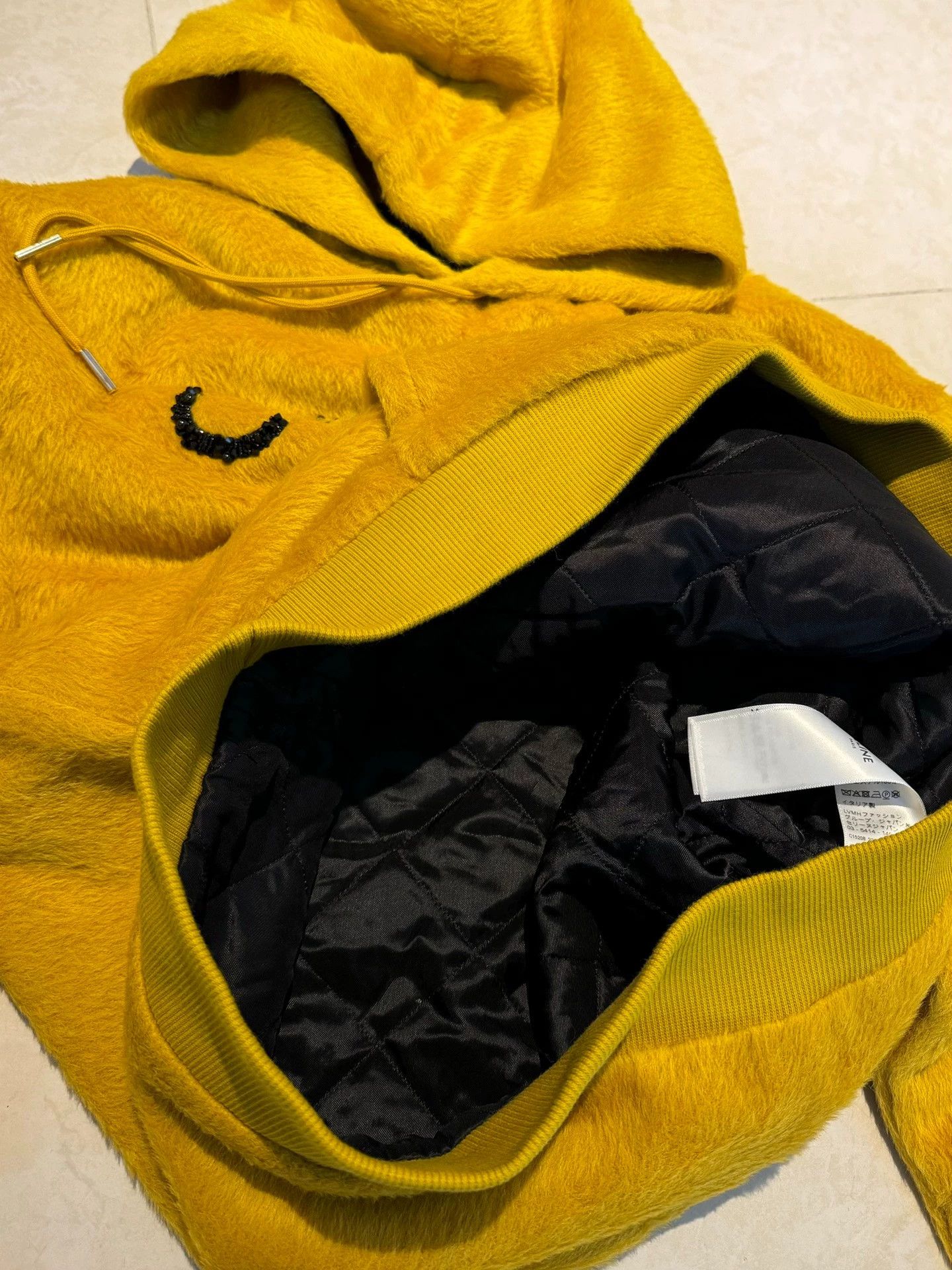 Celine CELINE FW22 Alpaca Hoodie Colorblock Logo Crystal S GD NWT Size US S / EU 44-46 / 1 - 3 Thumbnail