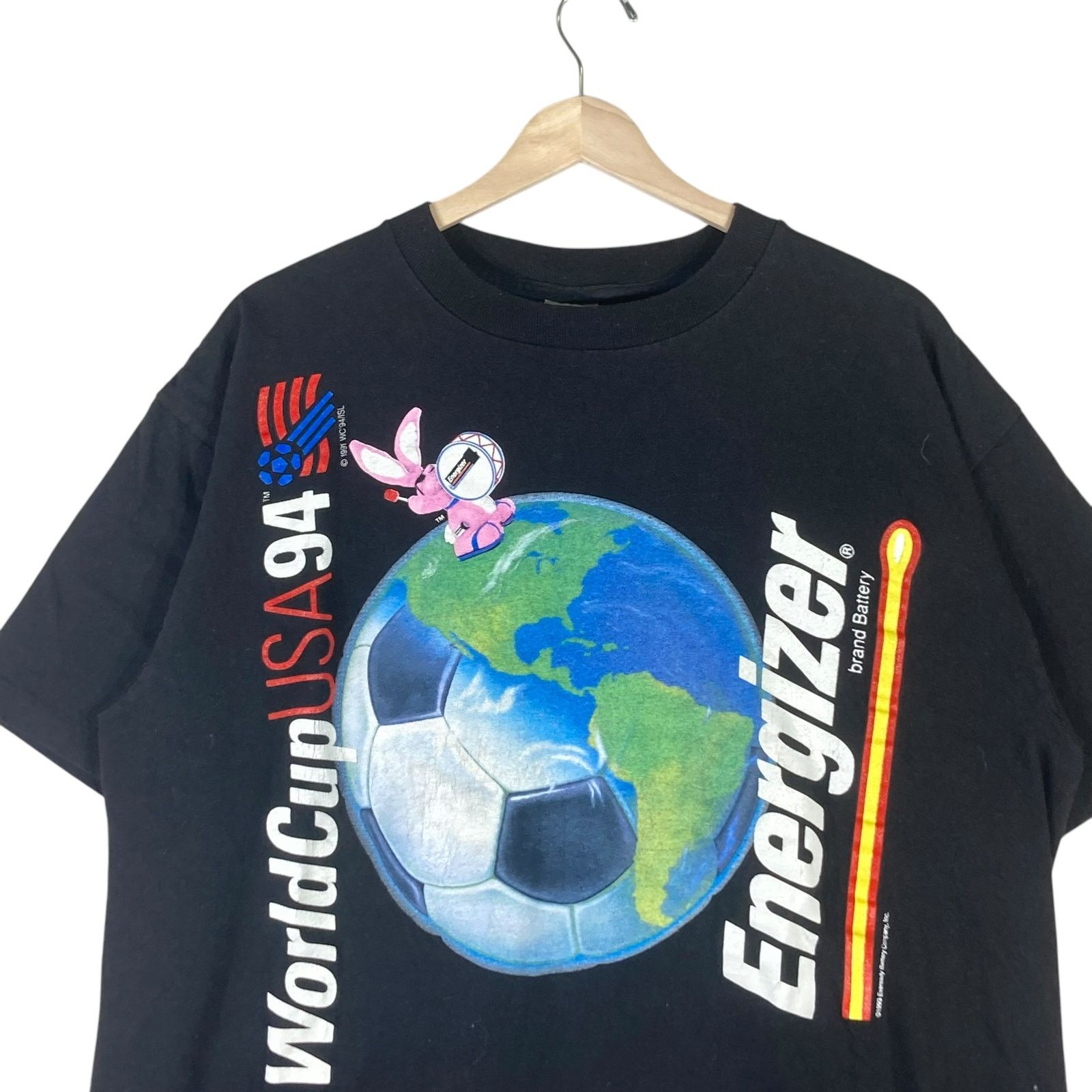 Vintage Vintage Energizer Bunny World Cup USA Tee Men's XL 1994 Size US XL / EU 56 / 4 - 2 Thumbnail