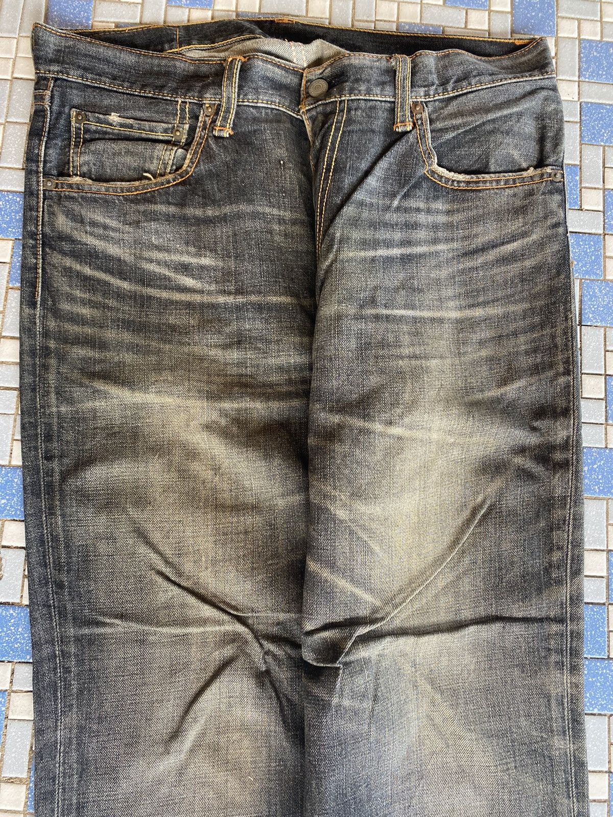 Levi's Vintage Levis702 90s Black Denim Baggy Style Jeans Size US 36 / EU 52 - 15 Thumbnail