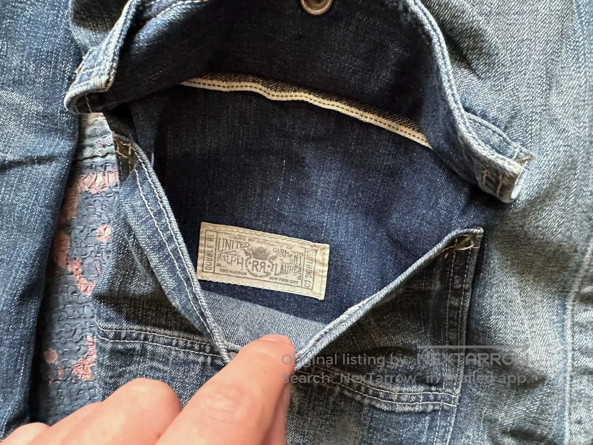 RRL Ralph Lauren RRL Vintage Wash Denim Jacket. Size US L / EU 52-54 / 3 - 8 Thumbnail