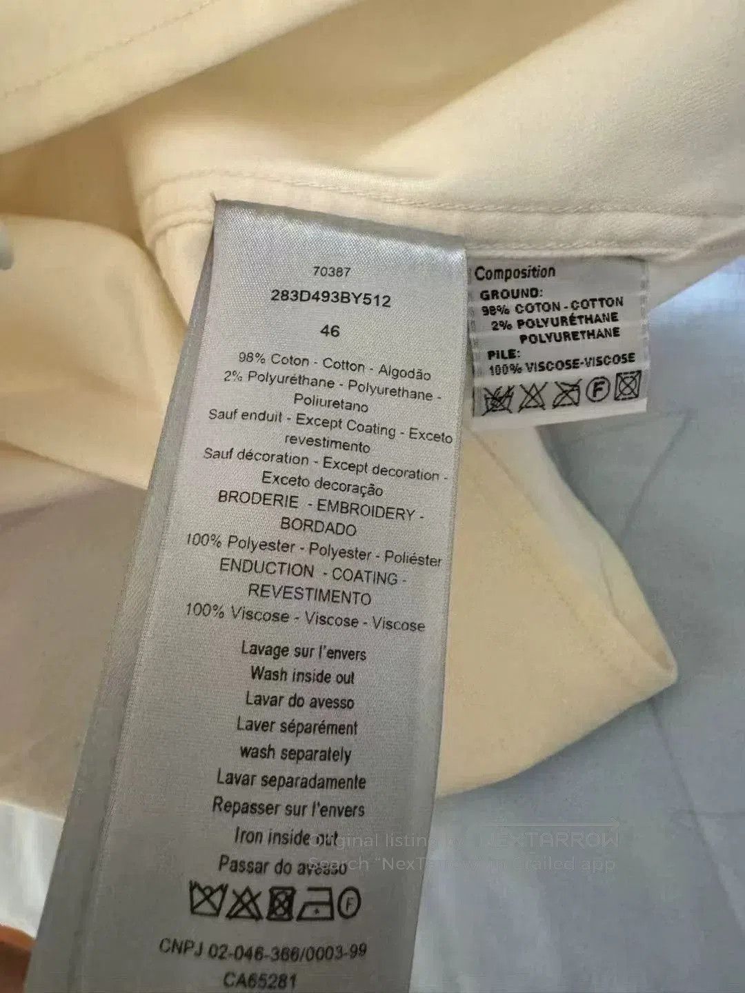 Dior Dior Travis Scott Embroidered Velvet Shirt Jacket. Size US S / EU 44-46 / 1 - 5 Thumbnail