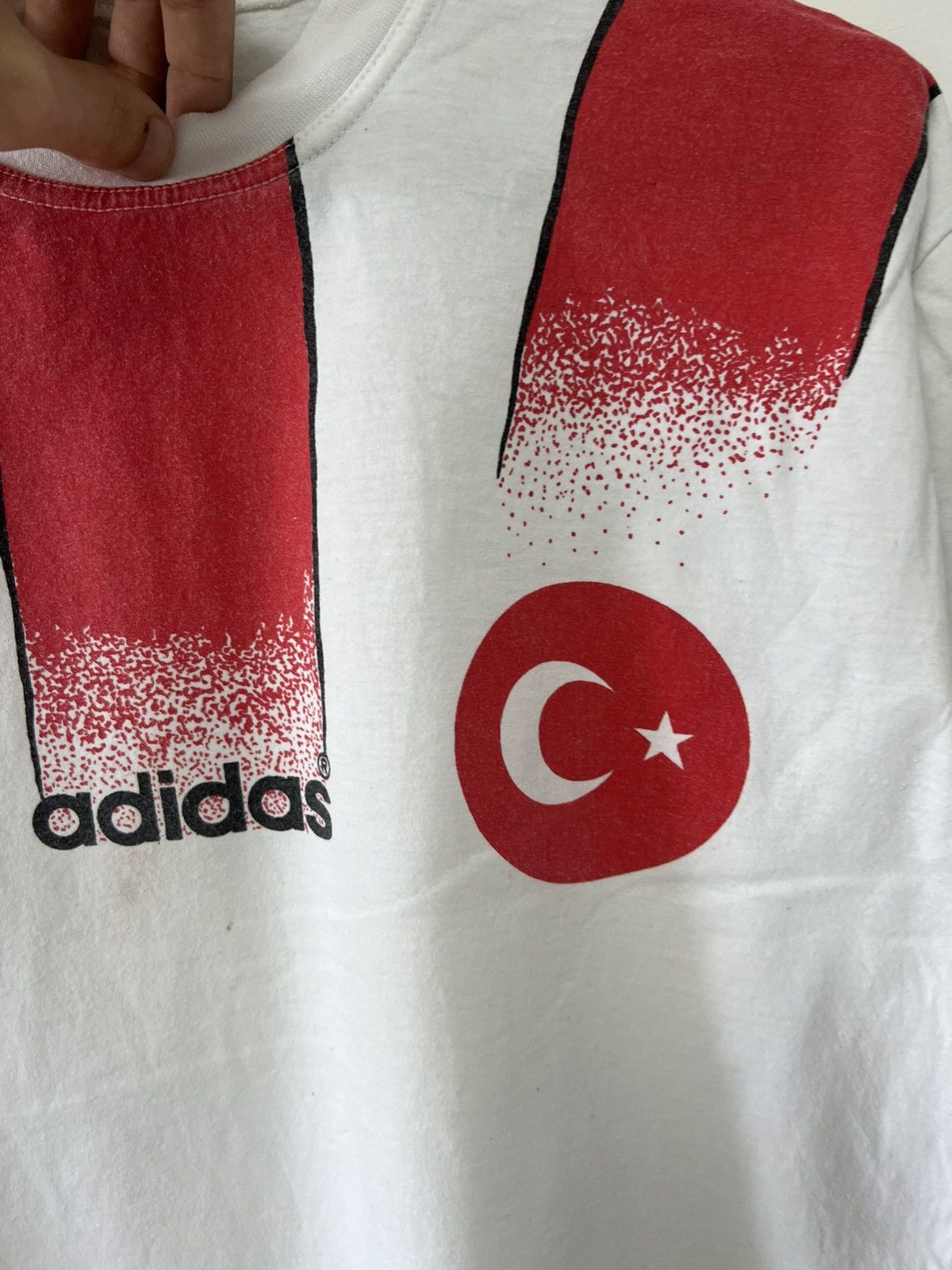 Adidas Turkey National Team 1996/1997 Football Shirt Jersey Adidas Size US XS / EU 42 / 0 - 14 Thumbnail