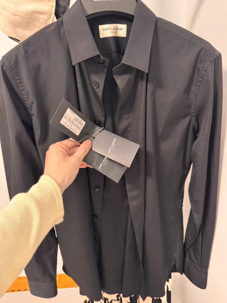 Yves Saint Laurent Saint Laurent Classic Poplin Shirt Size US M / EU 48-50 / 2 - 1 Thumbnail