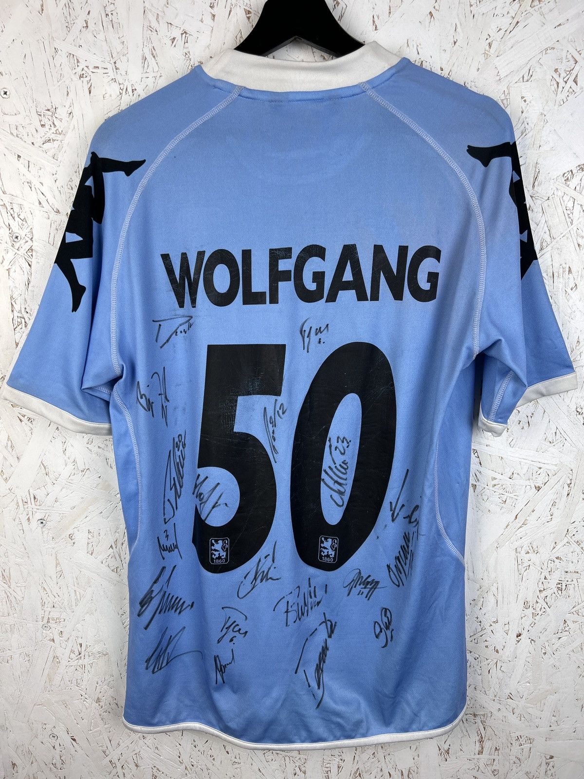 Kappa Autographed TSV 1860 Munchen 2006/07 Wolfgang #50 Jersey Size US XL / EU 56 / 4 - 1 Thumbnail