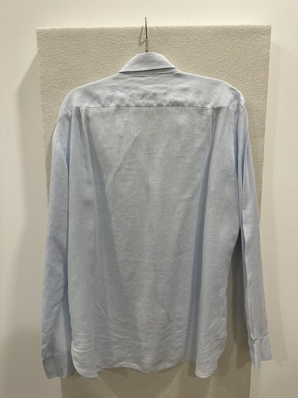 Luigi Borrelli Luigi Borrelli Linen Shirt Size US L / EU 52-54 / 3 - 2 Thumbnail