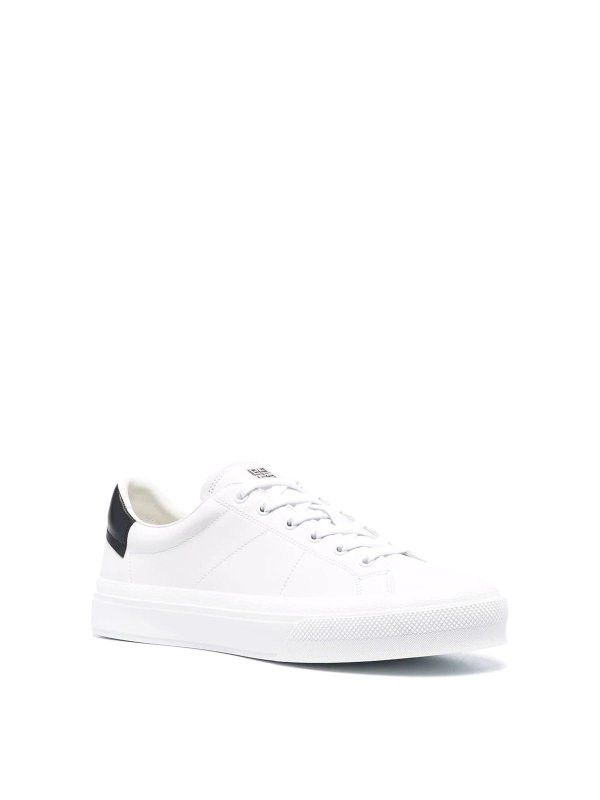 Givenchy o1lv12m1025 City Sport Lace Up Sneakers in White Size US 11 / EU 44 - 2 Thumbnail