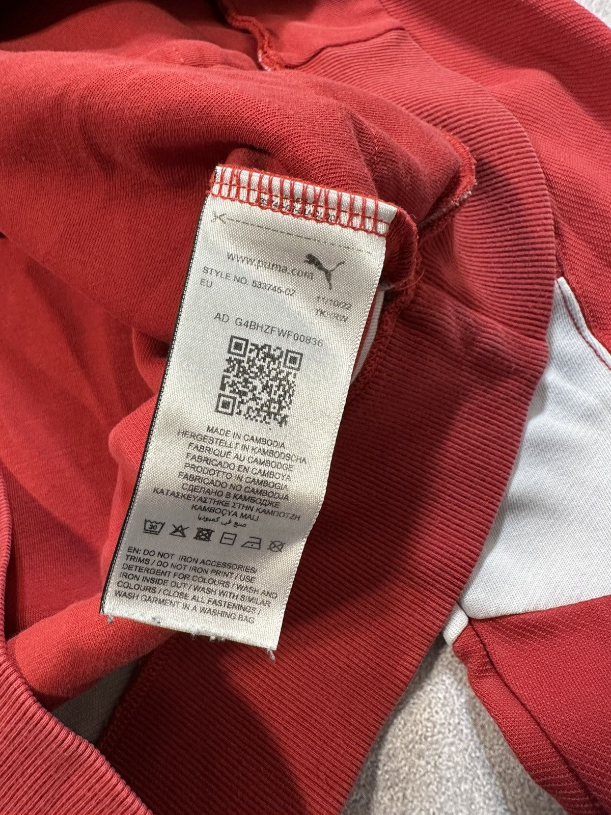 Ferrari Puma Ferrari Formula 1 Racing Zip Hoodie Sz XL Size US XL / EU 56 / 4 - 6 Thumbnail