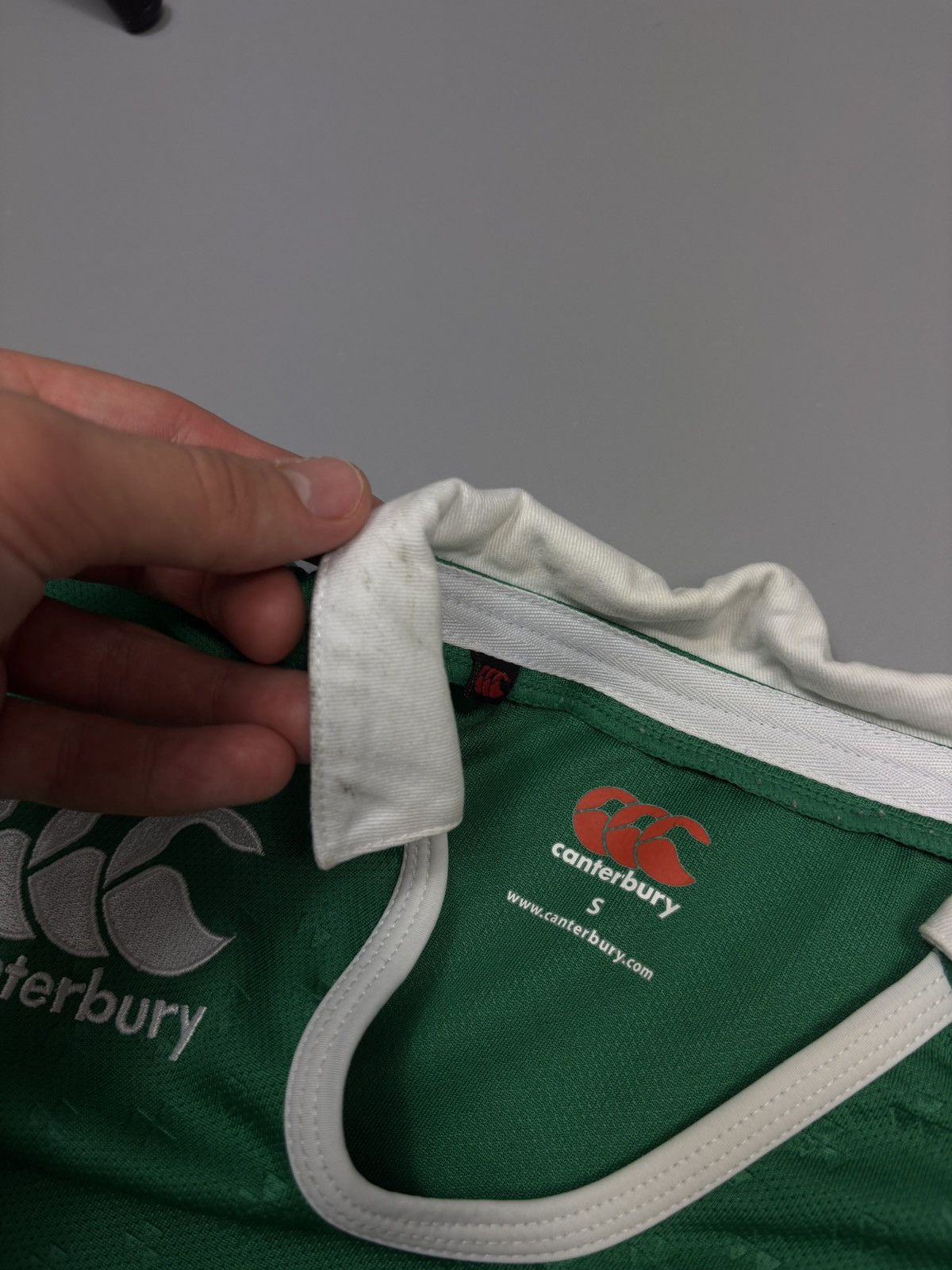 Canterbury of New Zealand Canterbury Ireland Rugby 2014/2015 Home union jersey Size US S / EU 44-46 / 1 - 10 Thumbnail