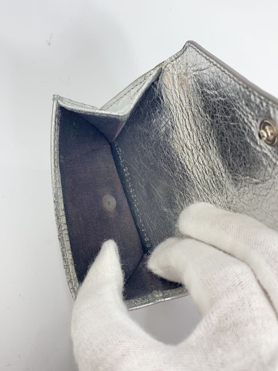 Balenciaga Balenciaga Bi-Fold Wallet Silver Size ONE SIZE - 5 Thumbnail