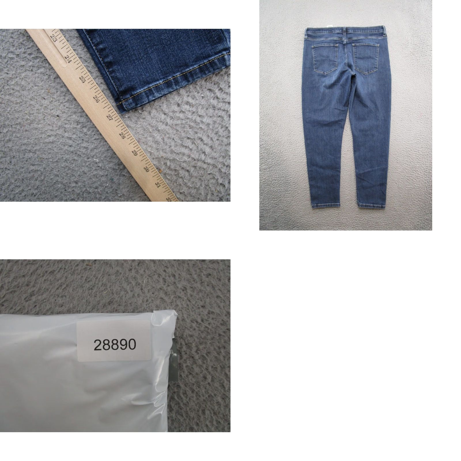 Banana Republic Banana Republic Jeans Skinny Dark Wash Denim Jeans Stretch Size 32 Women Size 24" / US 00 / IT 34 - 9 Thumbnail
