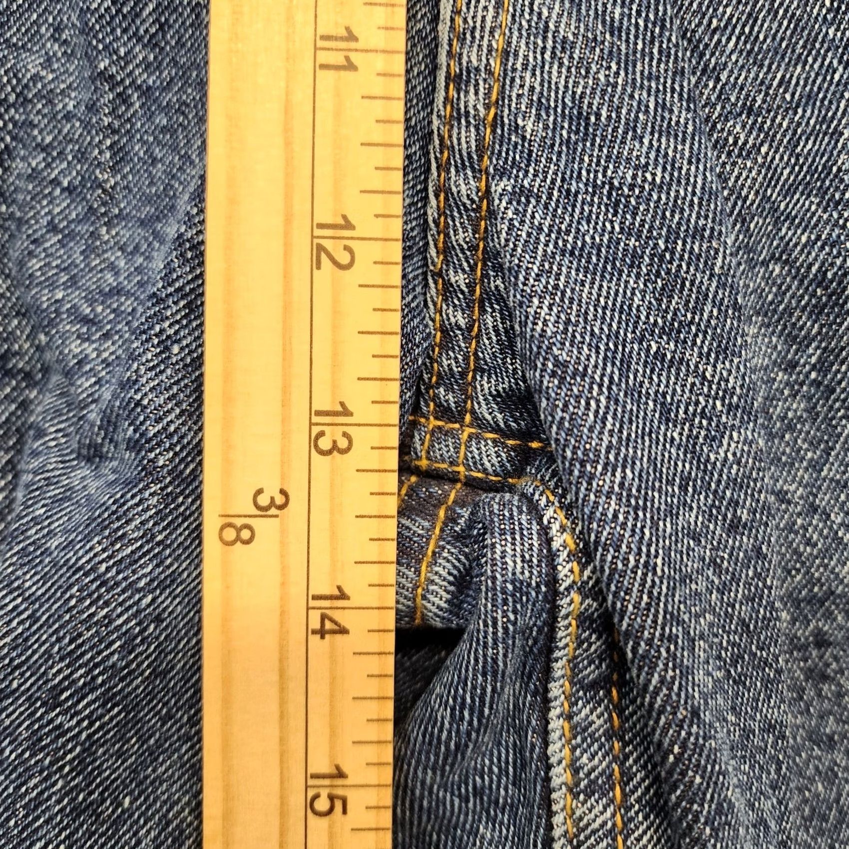 J Brand VINTAGE RK Brand Jeans Mens 38x30 Blue Flannel Lined Relaxed Fit Workwear Jeans 40x30 Mens Size US 38 / EU 54 - 7 Thumbnail