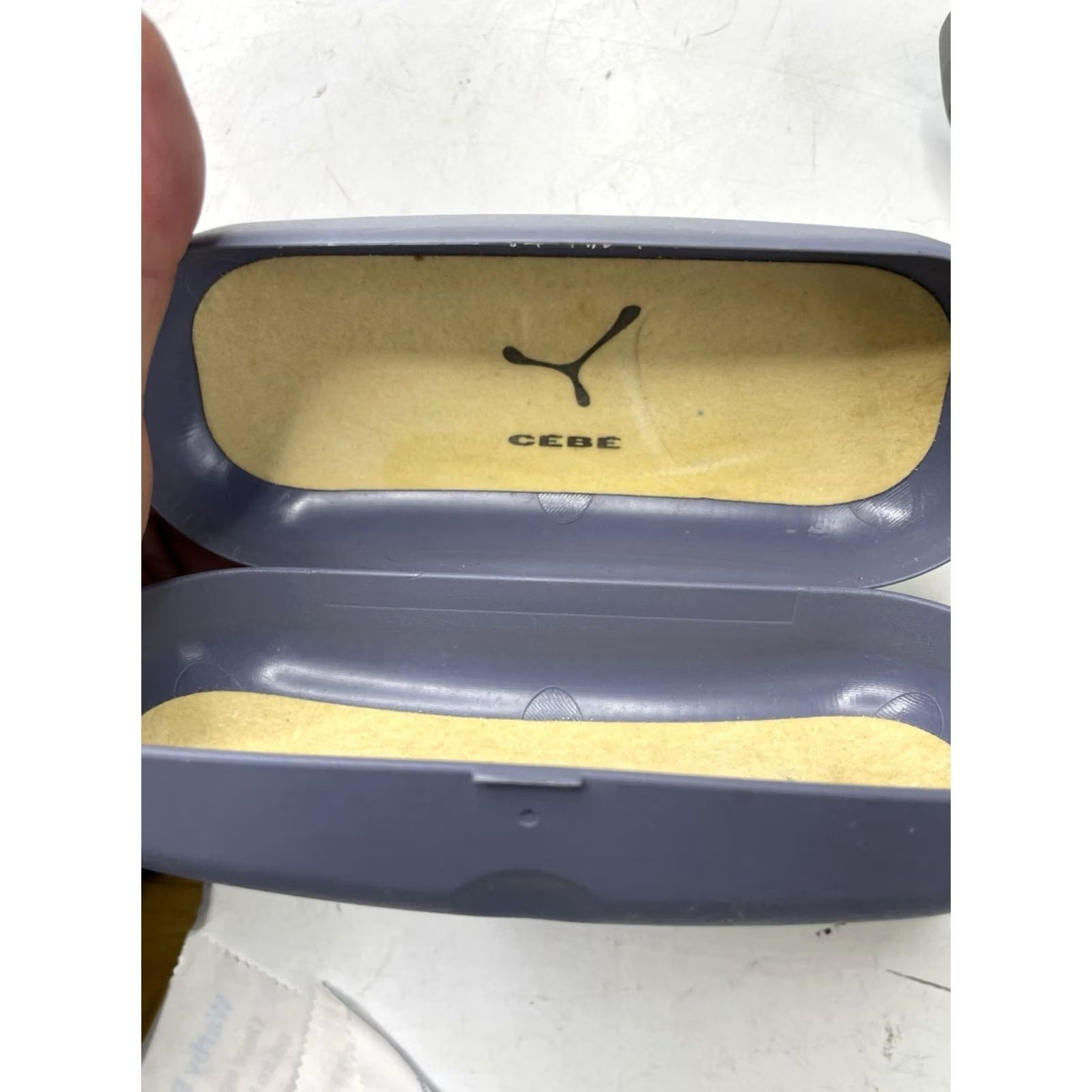 Vintage VINTAGE Cébé Sunglasses Ski 4937 0451 L9 Made in France with Case & Strap Gray Plastic Unisex Adult Sport Glasses Size ONE SIZE - 5 Thumbnail