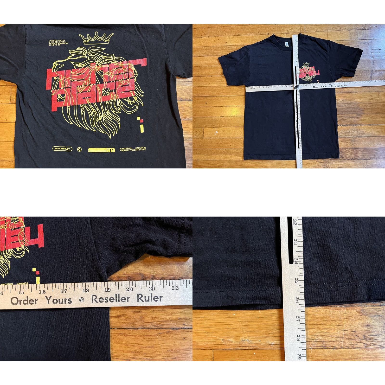 Vintage Skip Marley Higher Place Shirt Men’s Medium Black Concert T-Shirt Band Hip Hop Music Alstyle Cotton Jersey Short Sleeve Crew Neck Graphic Print Logo Size US M / EU 48-50 / 2 - 8 Thumbnail