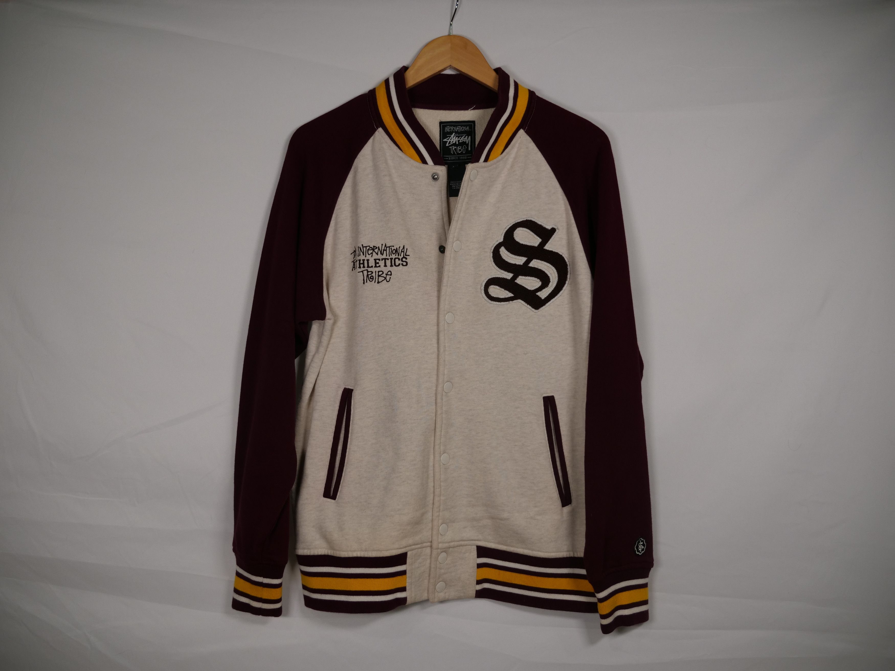 Stussy Stussy Intl Athletics Tribe Vintage Varsity Jacket Size US M / EU 48-50 / 2 - 1 Thumbnail