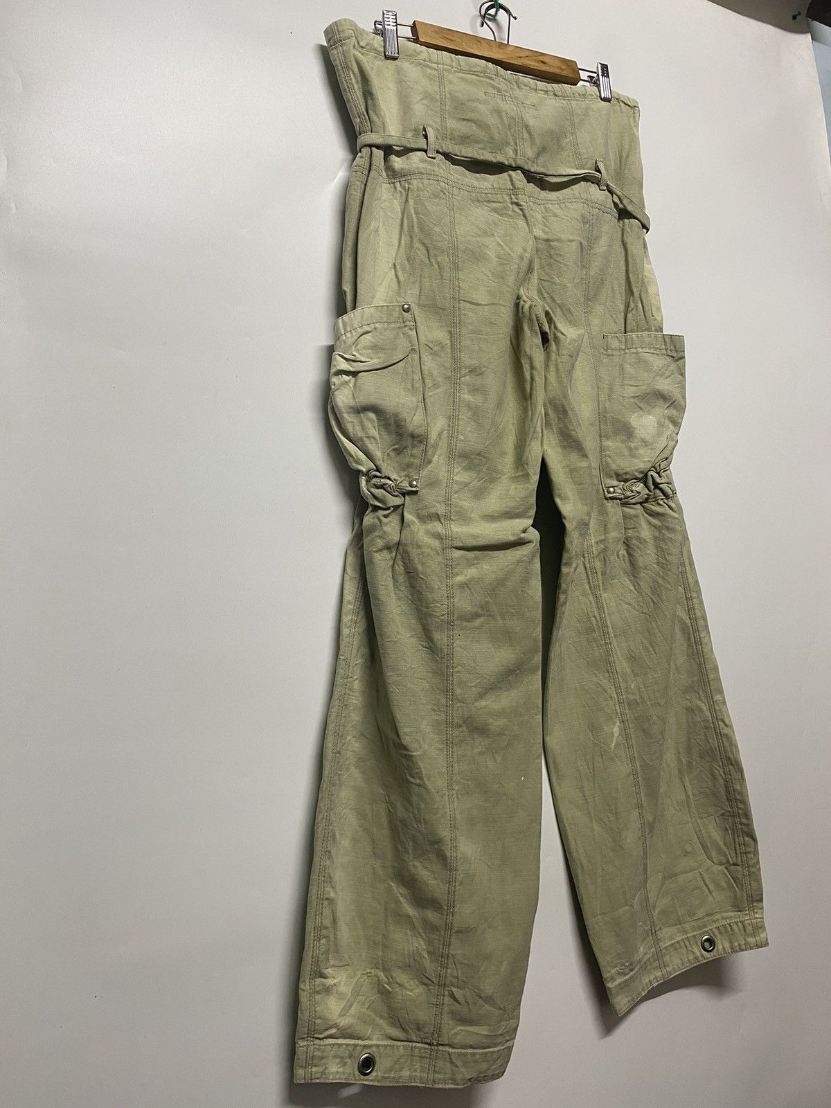 Designer × Japanese Brand Double Standard Clothing Women’s Cargo Multi Pocket Pants Size 36" / US 14 / IT 50 - 6 Thumbnail