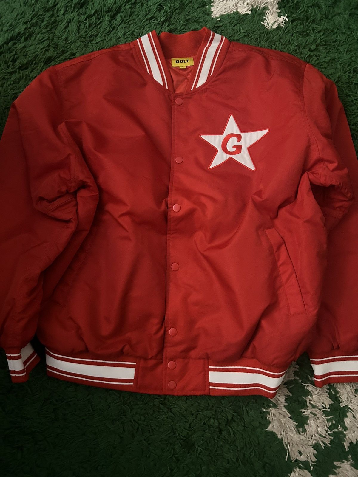Golf Wang Don’t Tap The Glass Varsity Jacket Size US L / EU 52-54 / 3 - 1 Thumbnail