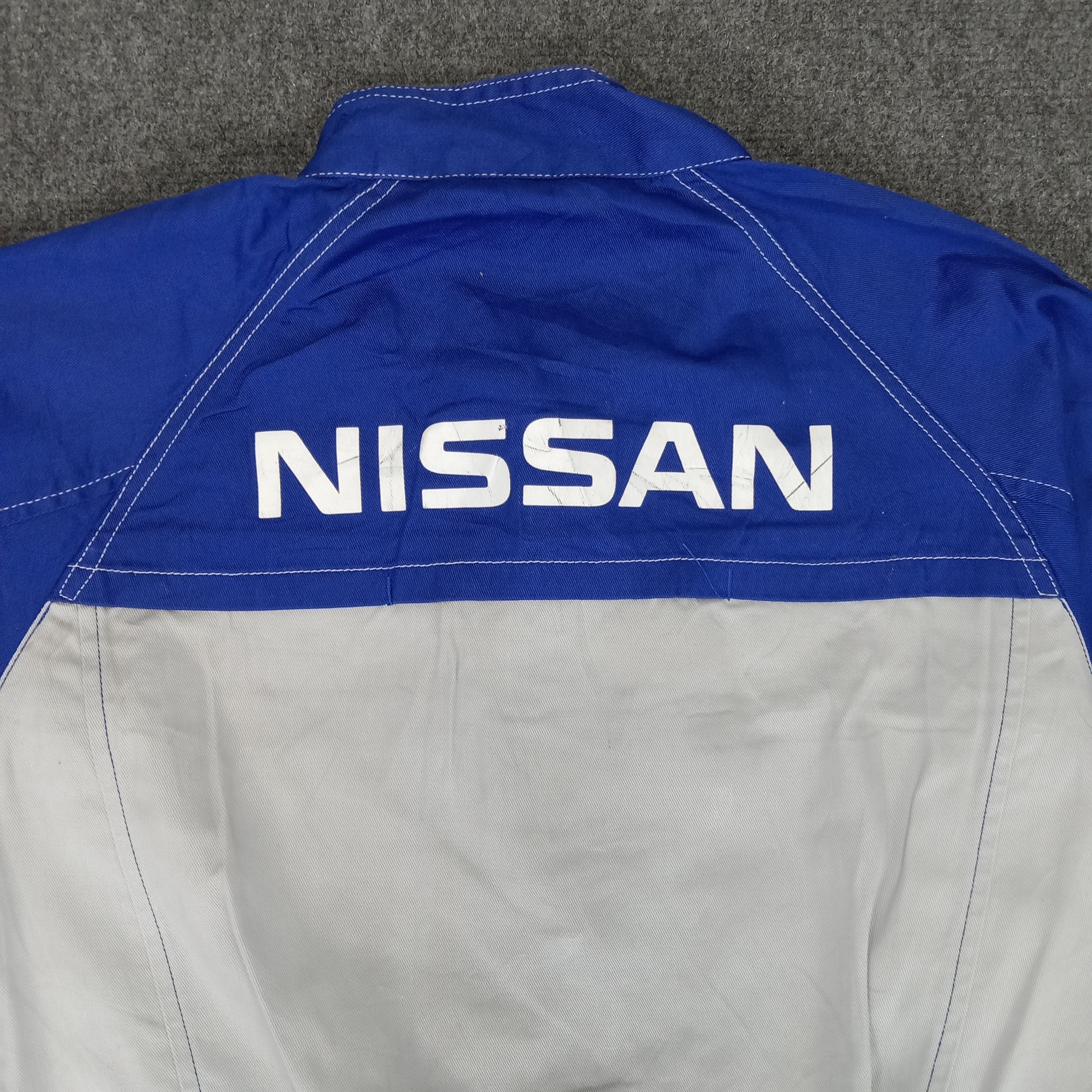Japanese Brand × Vintage Nissan Japanese Racing Team Coverall Jacket Size US M / EU 48-50 / 2 - 2 Thumbnail