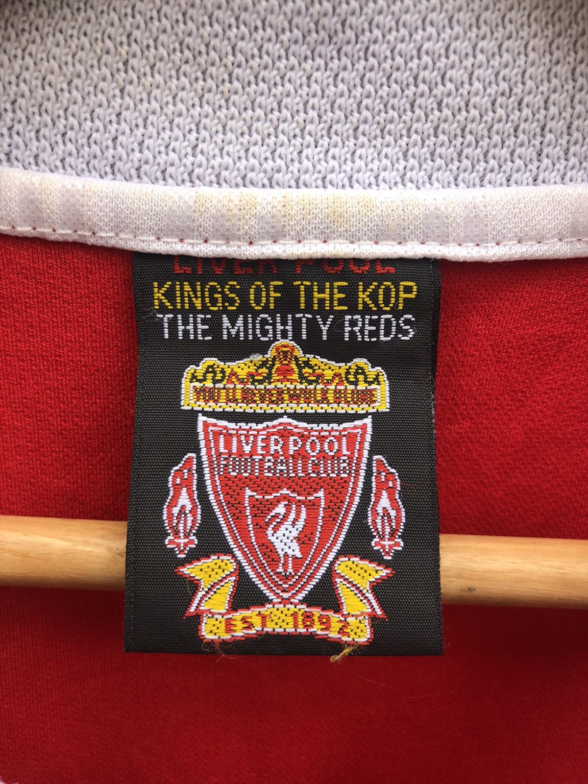 Vintage Vintage Liverpool Carlsberg Bootleg Jersey Size US L / EU 52-54 / 3 - 3 Thumbnail