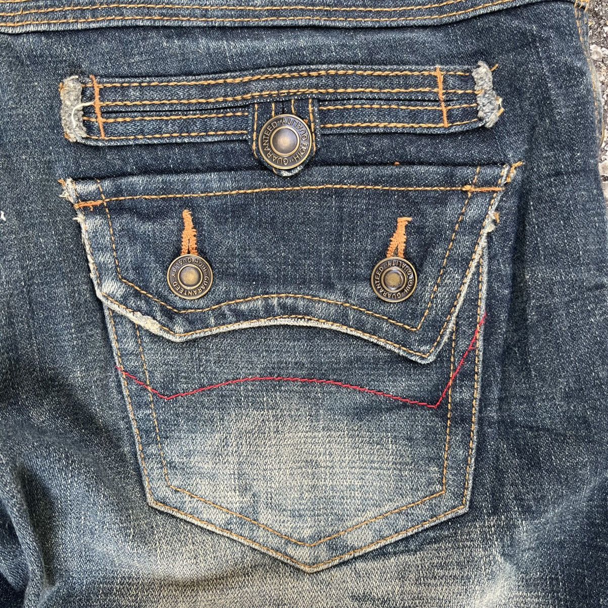 Japanese Brand SUPER FLARE JEANS JAPANESE DENIM BOOT CUT PANT Size 27" / US 4 / IT 40 - 14 Thumbnail
