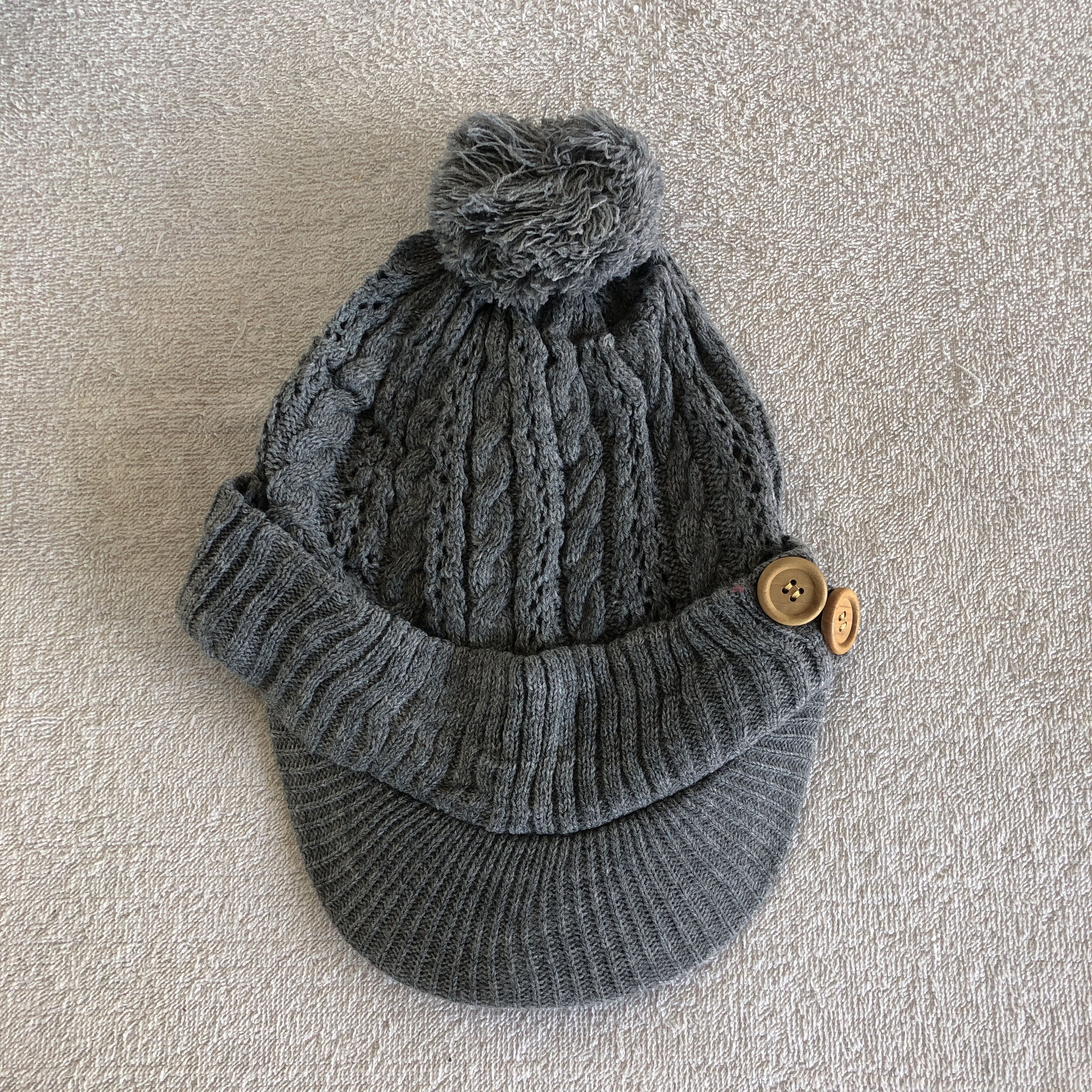 Japanese Brand Vintage Aran Isle Knitted Hats Beanie Snow Caps Size ONE SIZE - 5 Thumbnail