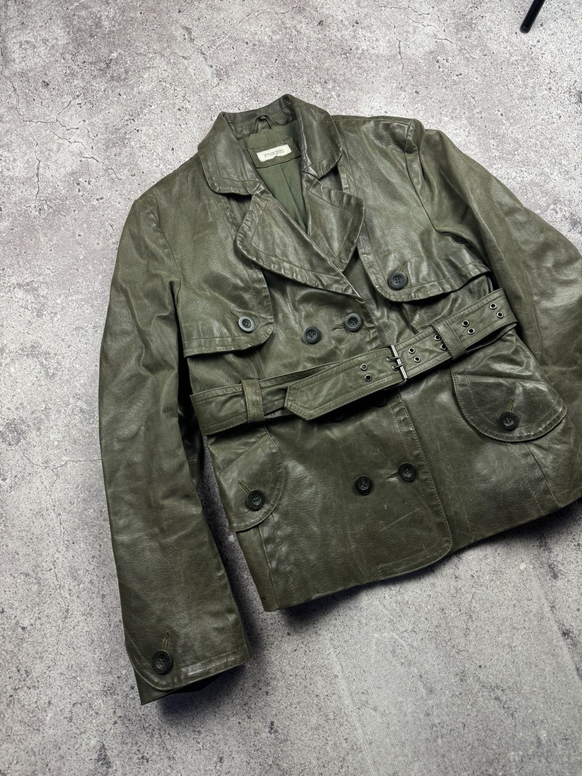 Japanese Brand AVANT GARDE CROPPED REAL LEATHER JACKET RICK OWENS STYLE Size M / US 6-8 / IT 42-44 - 4 Thumbnail