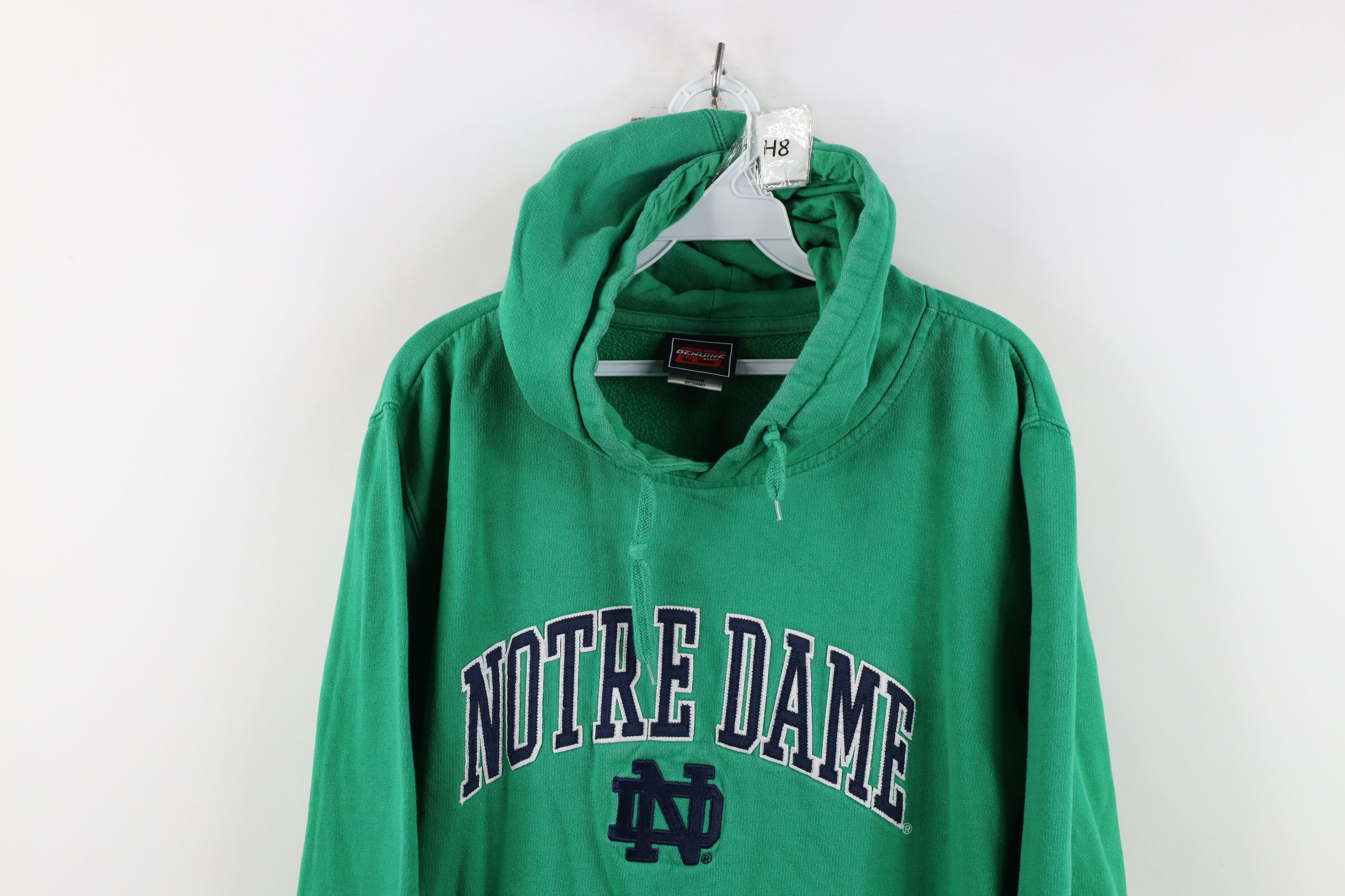 Vintage Vintage Spell Out Notre Dame University Hoodie Sweatshirt Size US M / EU 48-50 / 2 - 2 Thumbnail