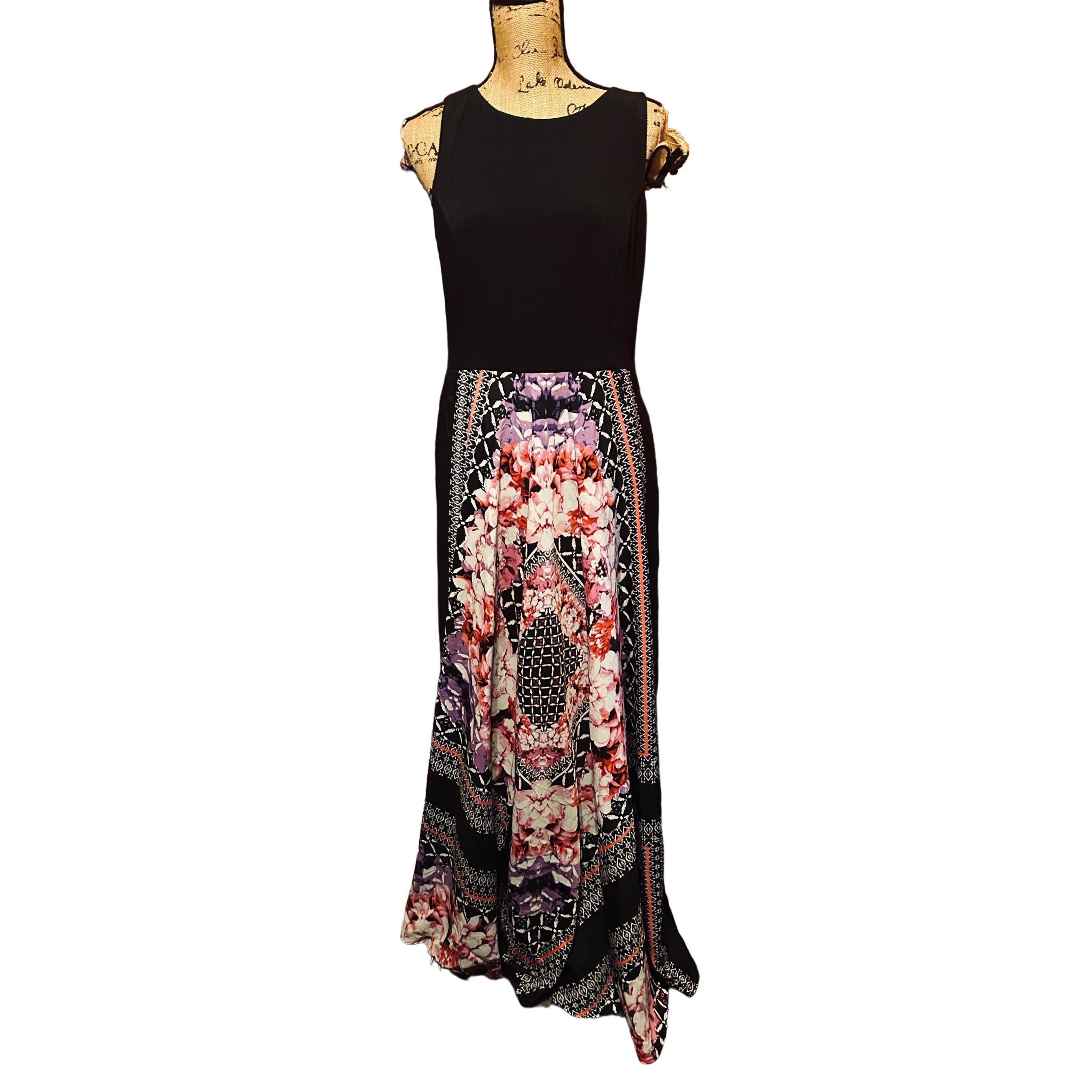 Other Eliza J Multicolored Halter Scarf Maxi Dress Size 12, No Bel Size XL / US 12-14 / IT 48-50 - 2 Thumbnail