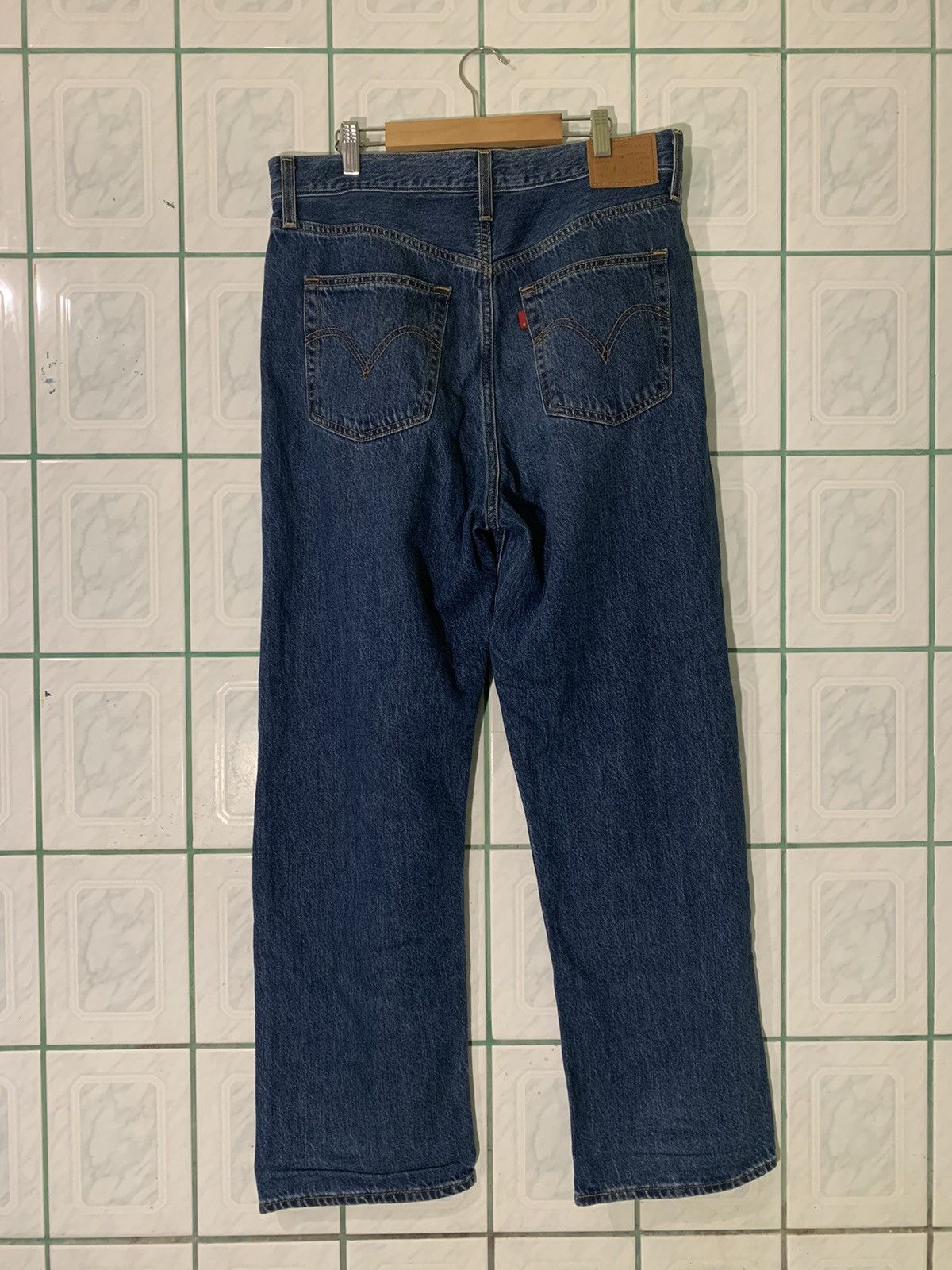 Japanese Brand × Levi's × Vintage Levi’s Premium Ribcage Straight Jeans 31x29 Size US 31 - 1 Thumbnail